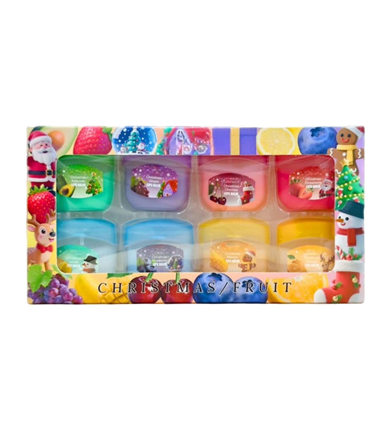 Dmuzsoih Dark Lips Remover Fruity Flavor Repair Cream Christmas Theme Brightening Lip Balm for Women Youth Family Friend Winter Cold Weather Makeup Home Travel Sleeping Overnight - Buy Online on GoSupps.com