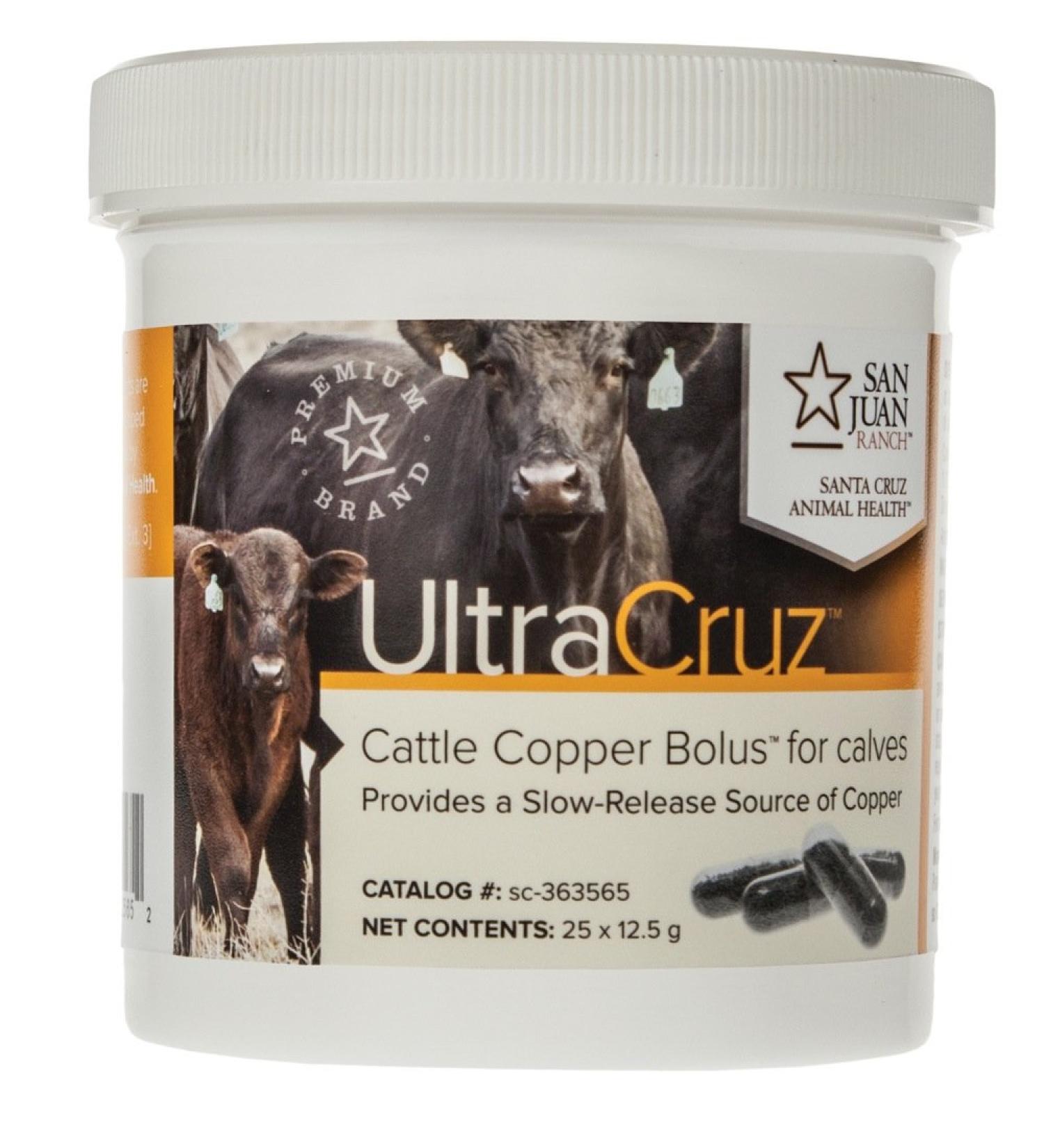 UltraCruz Cattle Copper Bolus Supplement 25 Count x 12.5g | Calves Copper Mineral Supplement - Buy Online on GoSupps.com