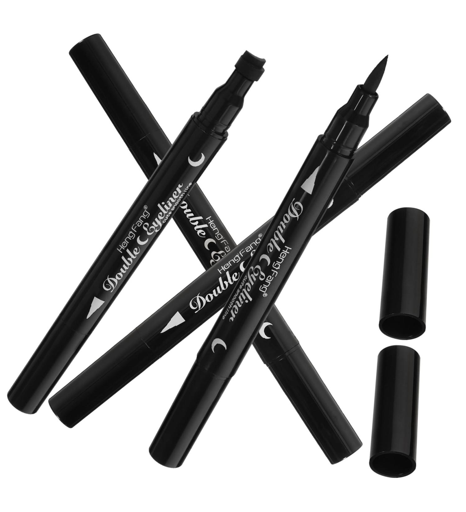 FOYTOKI 4pcs Makeup Pencils for Eyes Black Liquid Eyeliner Pen Abs - Buy Online on GoSupps.com