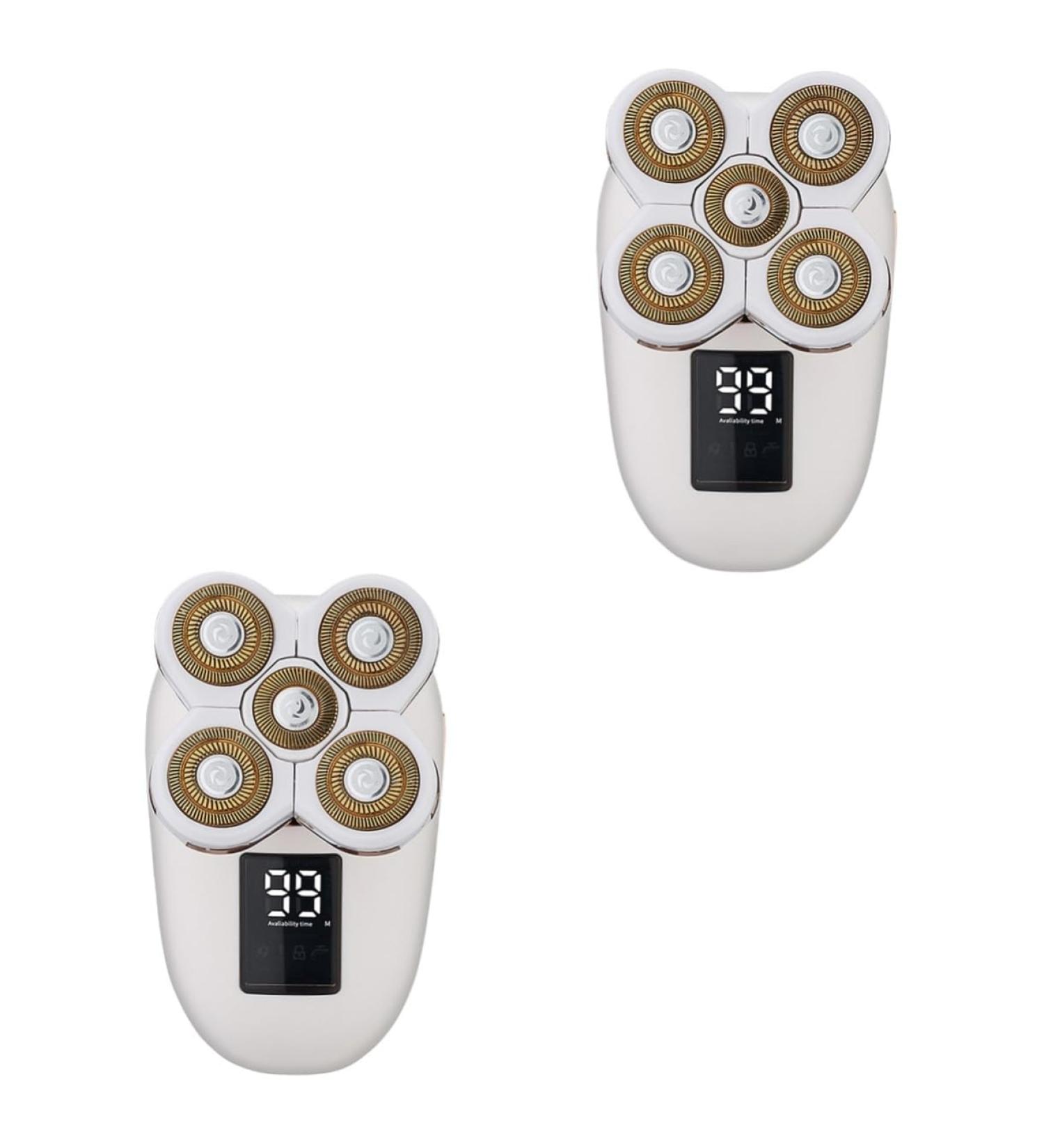 FRCOLOR 2pcs Professional Hair Clippers & Electric Shavers for Men - Top Quality Hair Cutting Tool & Leg Shaver - White Charging Mode - Buy Online on GoSupps.com