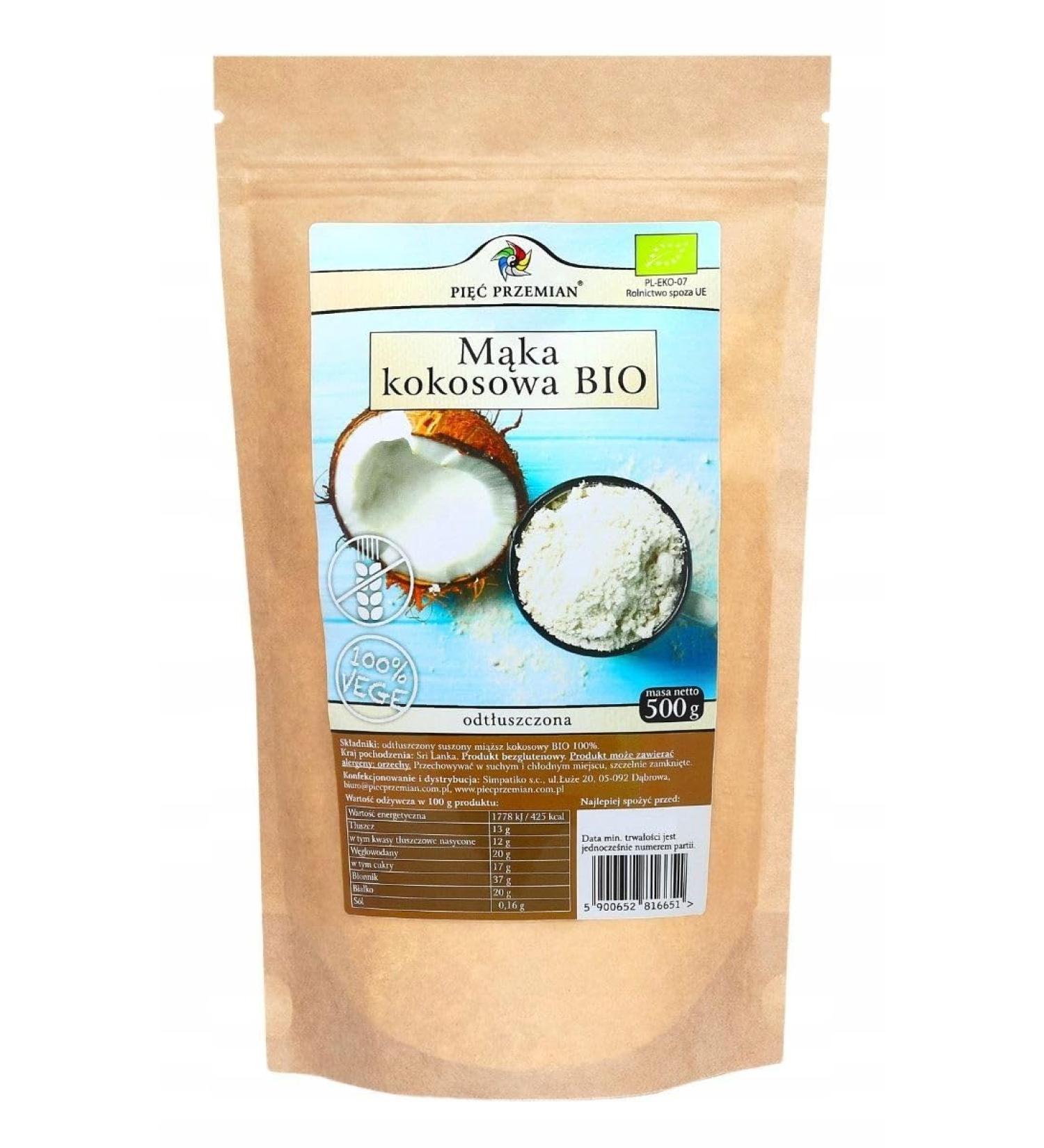 PI PRZEMIAN Kokosnootmeel 500 g ECO Picktail Changes - Buy Online on GoSupps.com