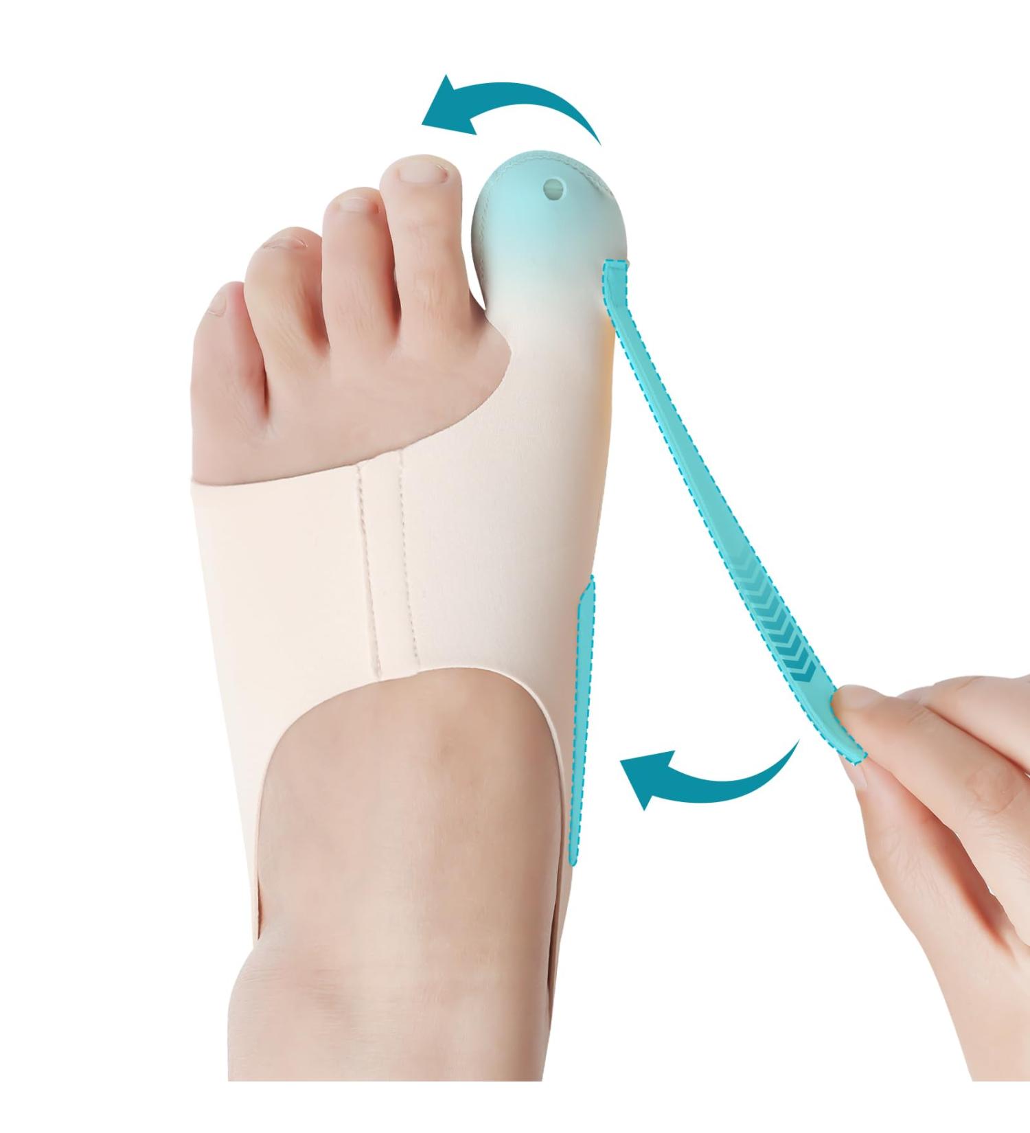 Mavista Bunion Corrector - Adjustable Big Toe Straightener - Ultra-Thin Bunion Sleeve Bunion Protector for Men and Women Soft Bunion Socks for in Shoes - Day And Night Pain Relief 1 Pair (L) - Buy Online on GoSupps.com