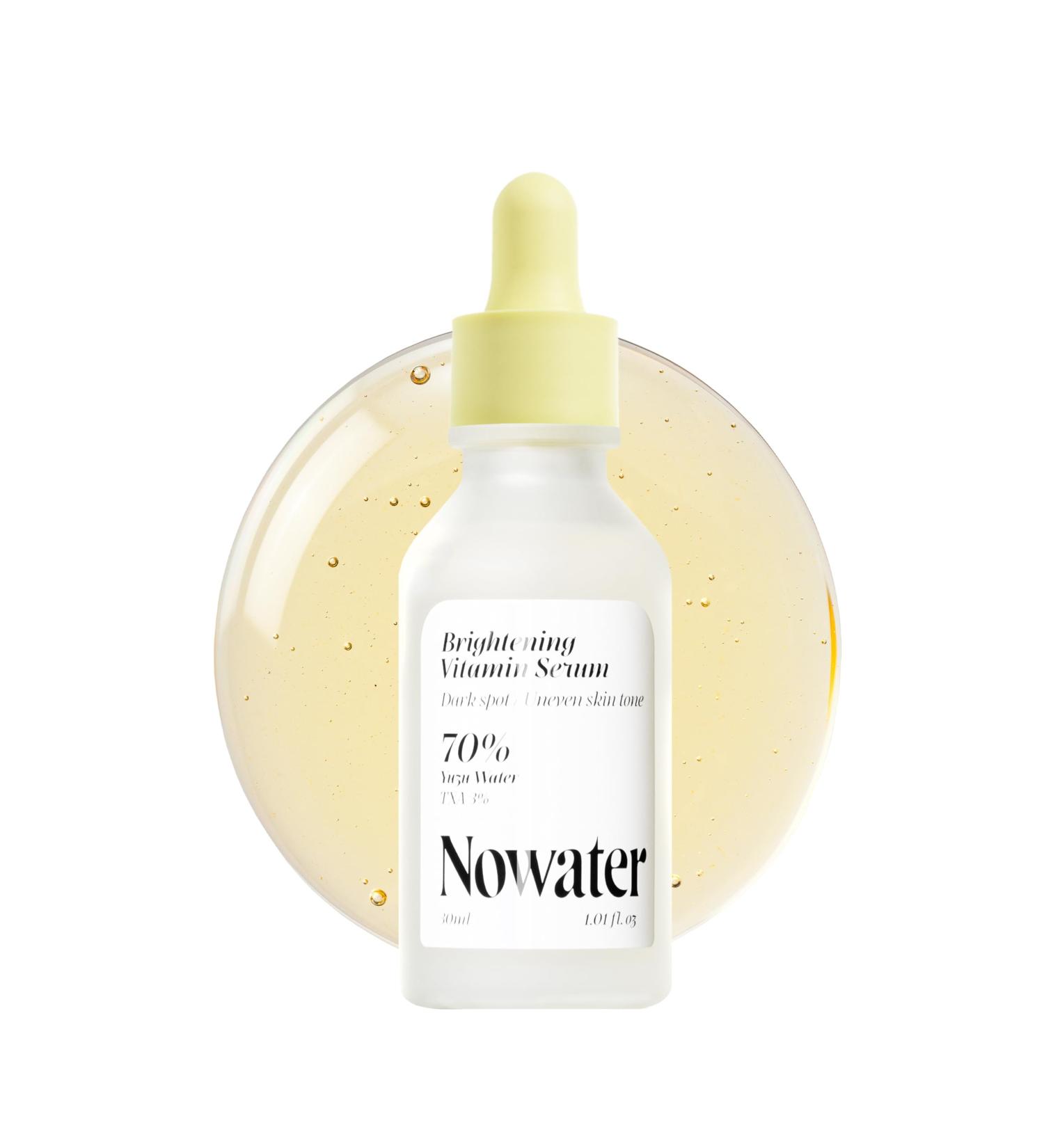 NOWATER TXA Glow Serum with 3% Tranexamic Acid Vitamin Niacinamide and Yuzu Water Lightweight Glow-Boosting Facial Serum (1.01 fl.oz) - Buy Online on GoSupps.com