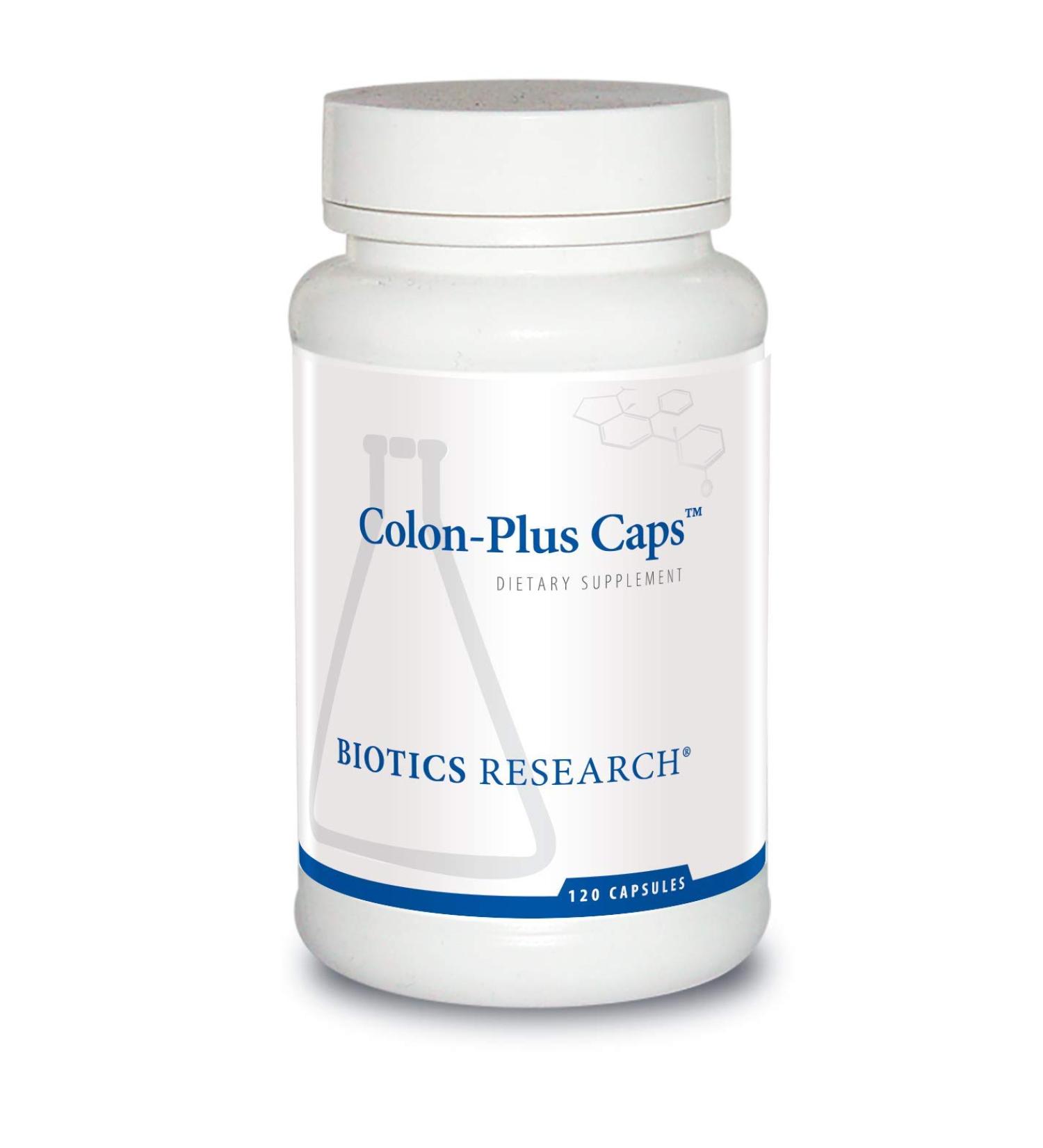 Biotics Research Colon Plus Caps - Digestive Health, Fiber Laxative for Constipation Relief & Heart Health - 120 Caps - Buy Online on GoSupps.com