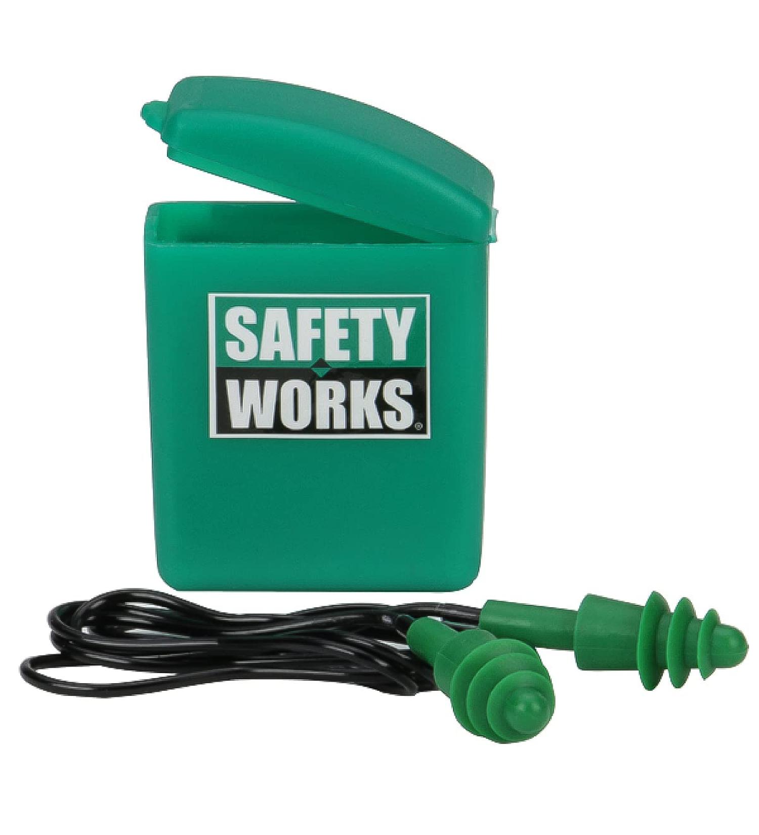 Safety Works INCOM Safety Works Corded Rubber Ear Plugs