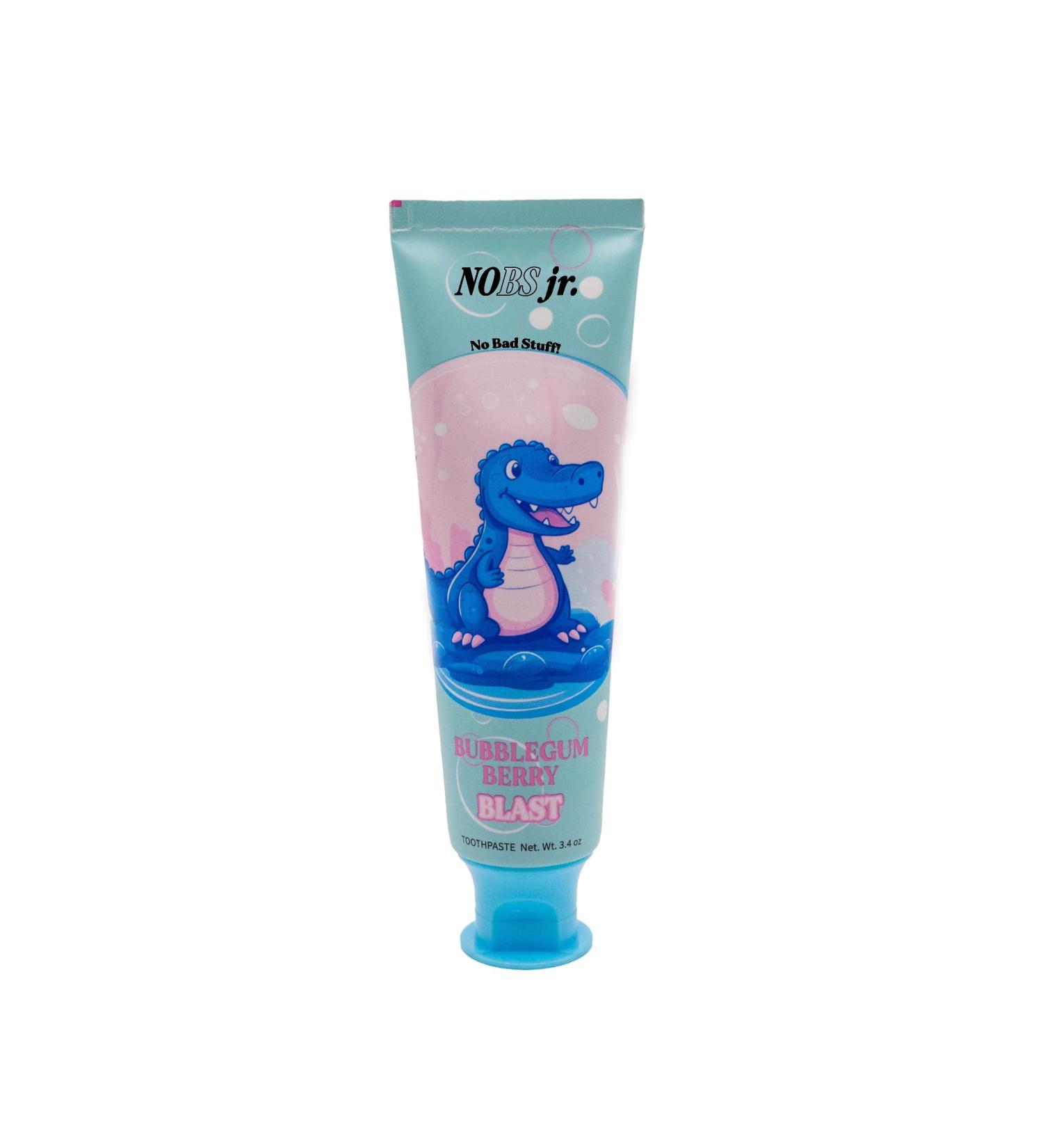 NOBS Jr. Kids Nano Hydroxyapatite Toothpaste Fluoride Free SLS-Free Remineralizing - Dentist Formulated - Bubblegum Berry 3.4 Fl Oz (Pack of 1) - Buy Online on GoSupps.com