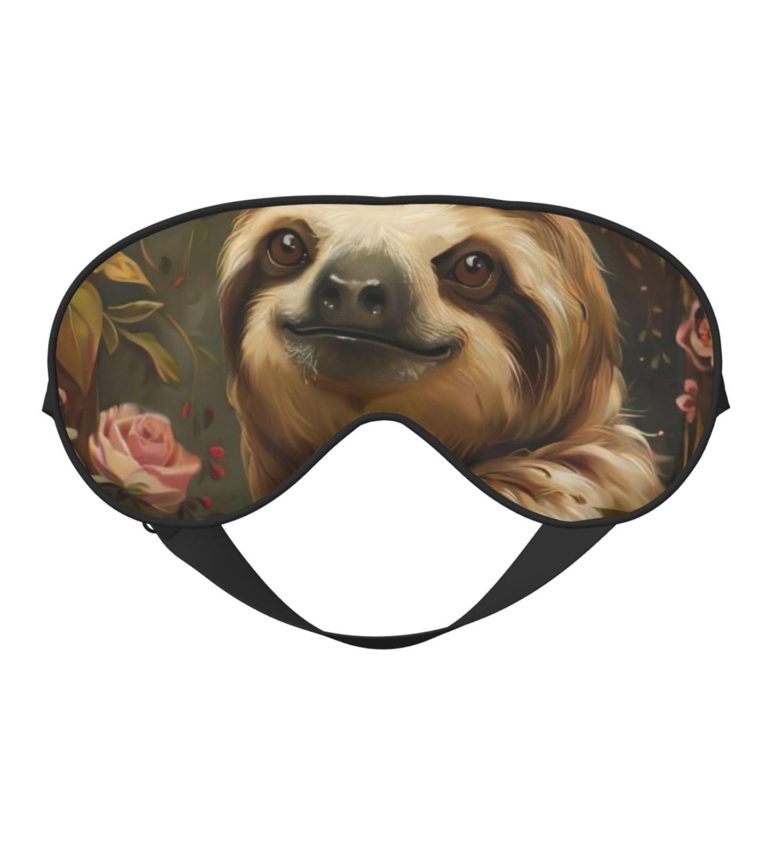 SSIMOO Cute Sloth Soft Sleep Eye Mask - Breathable Eye Patch for Women | Perfect Travel Accessory & Relaxation Gift - Buy Online on GoSupps.com