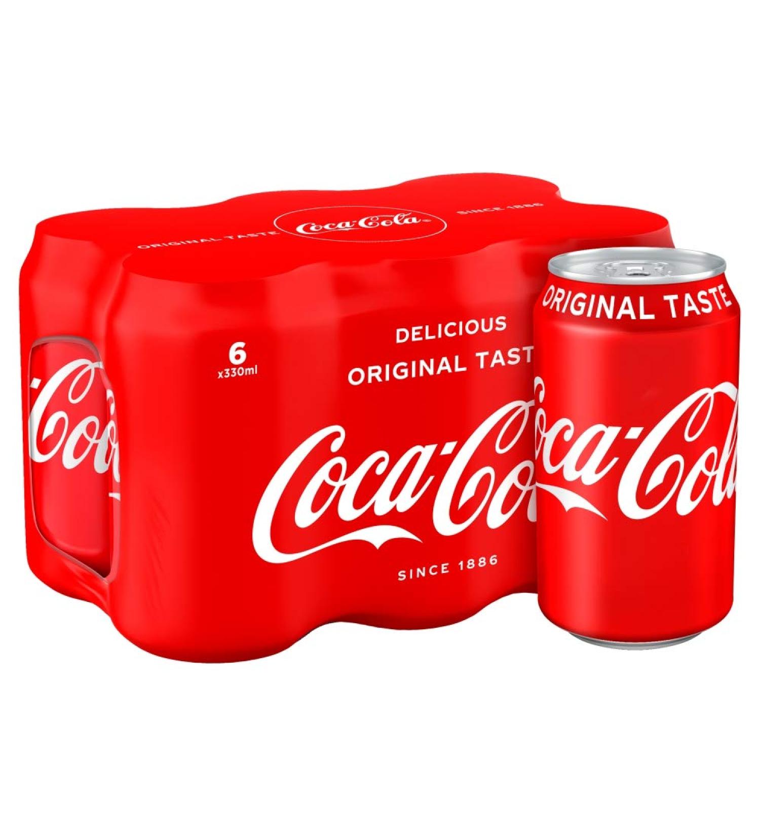 Coca-Cola Original Taste 6 x 330 ml - Buy Online on GoSupps.com