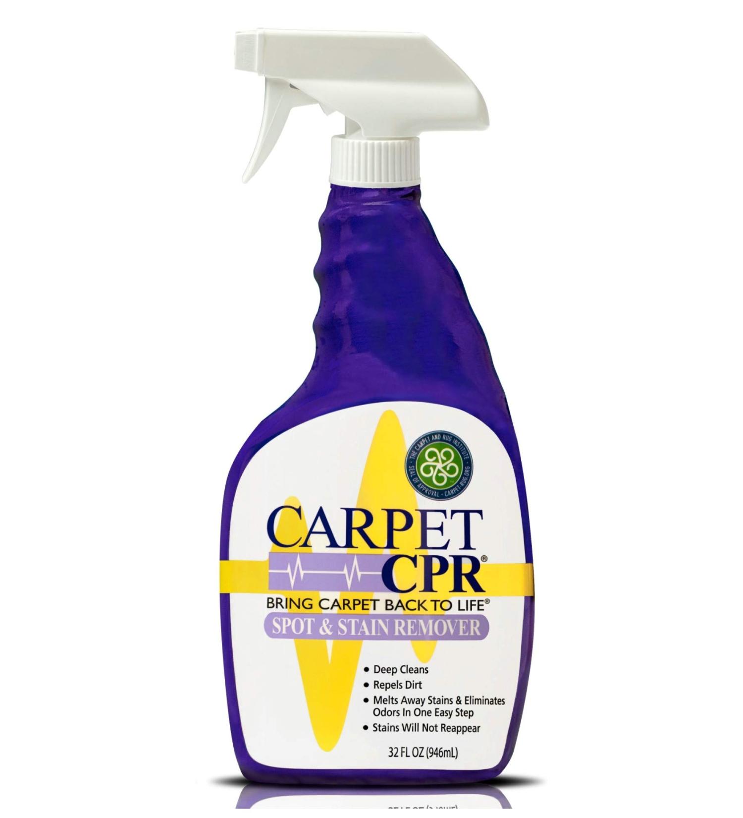 Carpet CPR Spot & Stain Remover (32 oz.) - Eliminates Stains & Odors Instantly | For Carpet, Rugs, & Car Mats | Removes Toughest Spots Permanently - Buy Online on GoSupps.com