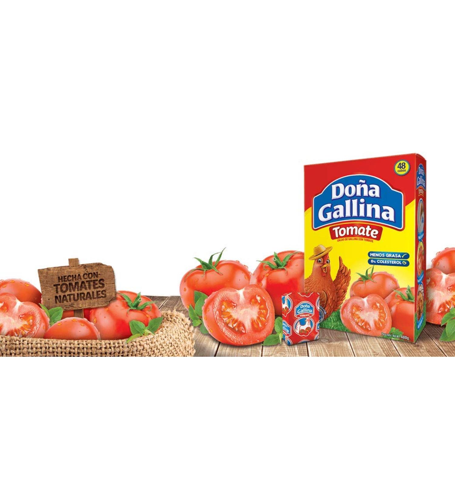 Tomato Chicken Bouillon Cubes 48 Pack from Dominican Republic - 18.62 oz Box - Buy Online on GoSupps.com