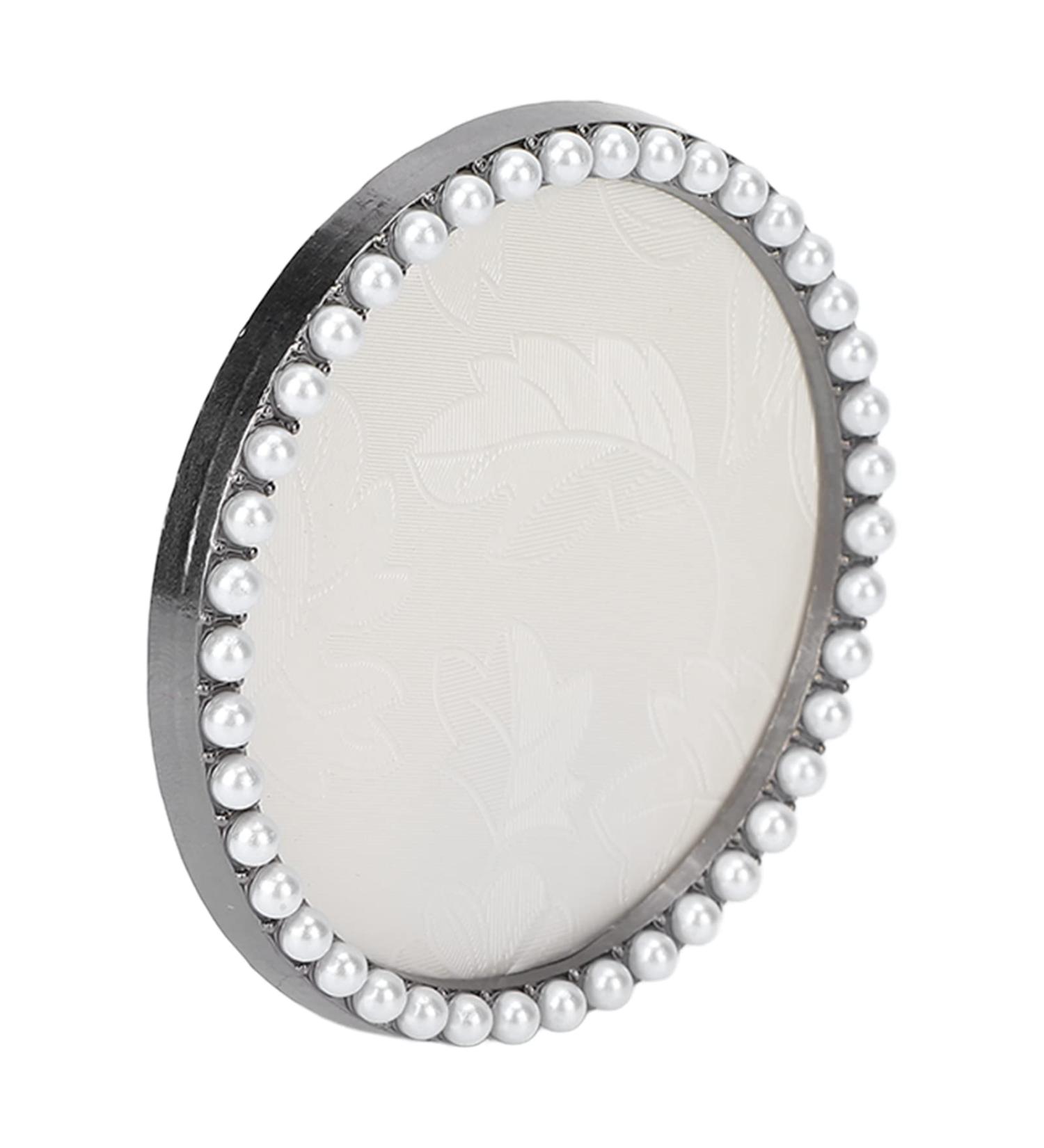 Nail Display Plate with Faux Pearls | Elegant Nail Art Palette for Salons & Home Use - International Shipping - Buy Online on GoSupps.com