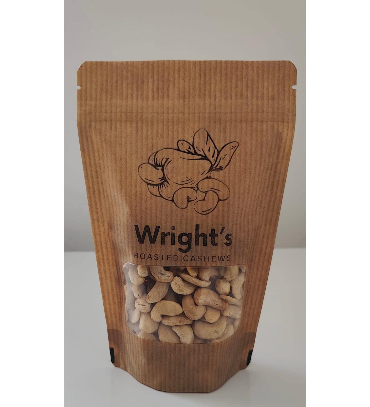 Wright's Cashews - Dry Roasted & Unsalted Whole Cashew Nuts 200g - Buy Online on GoSupps.com