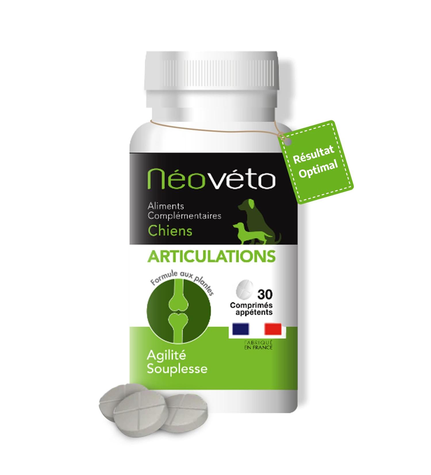 N OV TO - Dog Joints - 30 natural tablets - Dog Arthritis - Anti-inflammatory - Active ingredients approved by Veterinary Services - Made in France - Buy Online on GoSupps.com