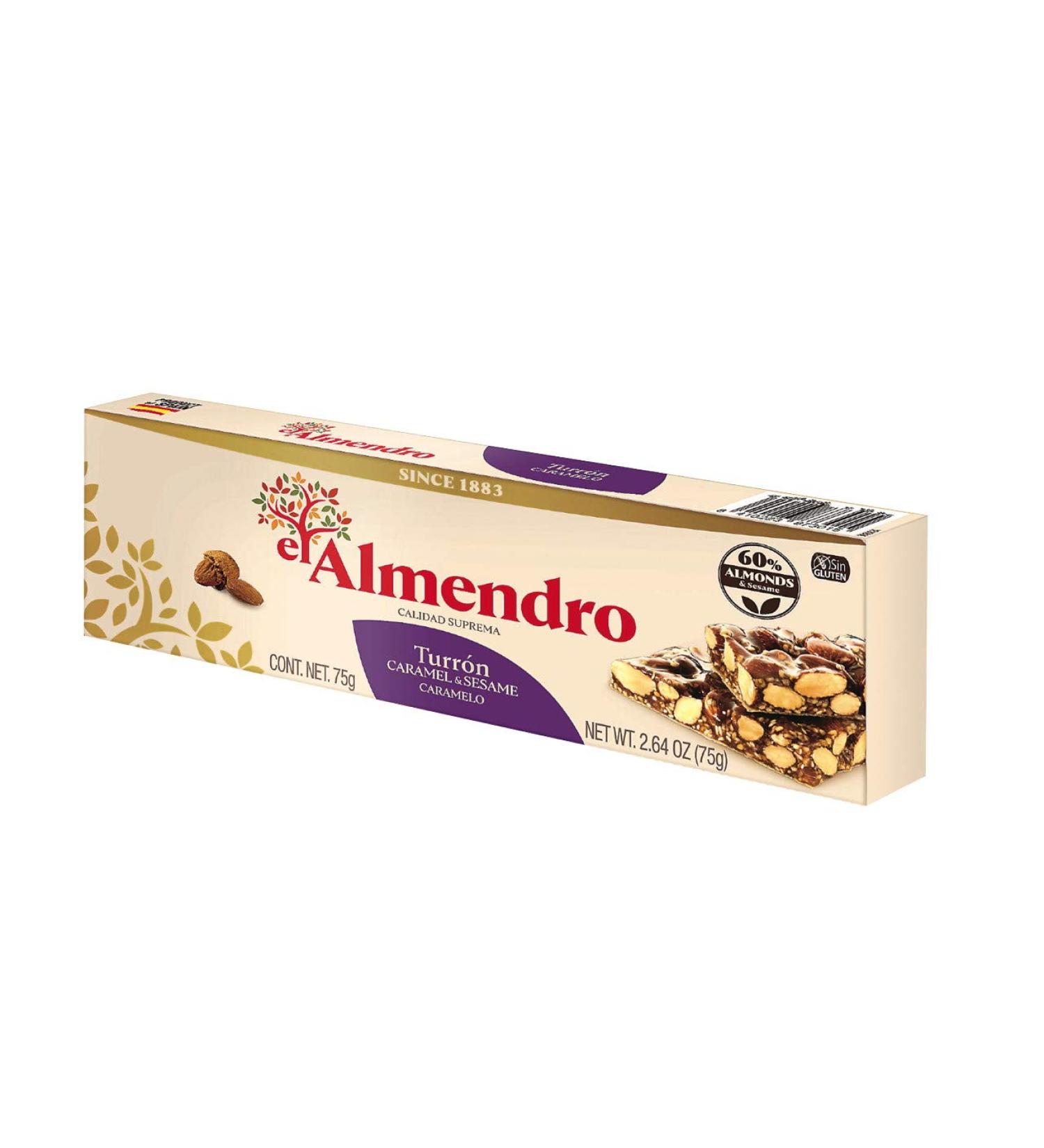 Buy El Almendro Turr n Caramelo 75g - Authentic Spanish Nougat | International Shipping - Buy Online on GoSupps.com