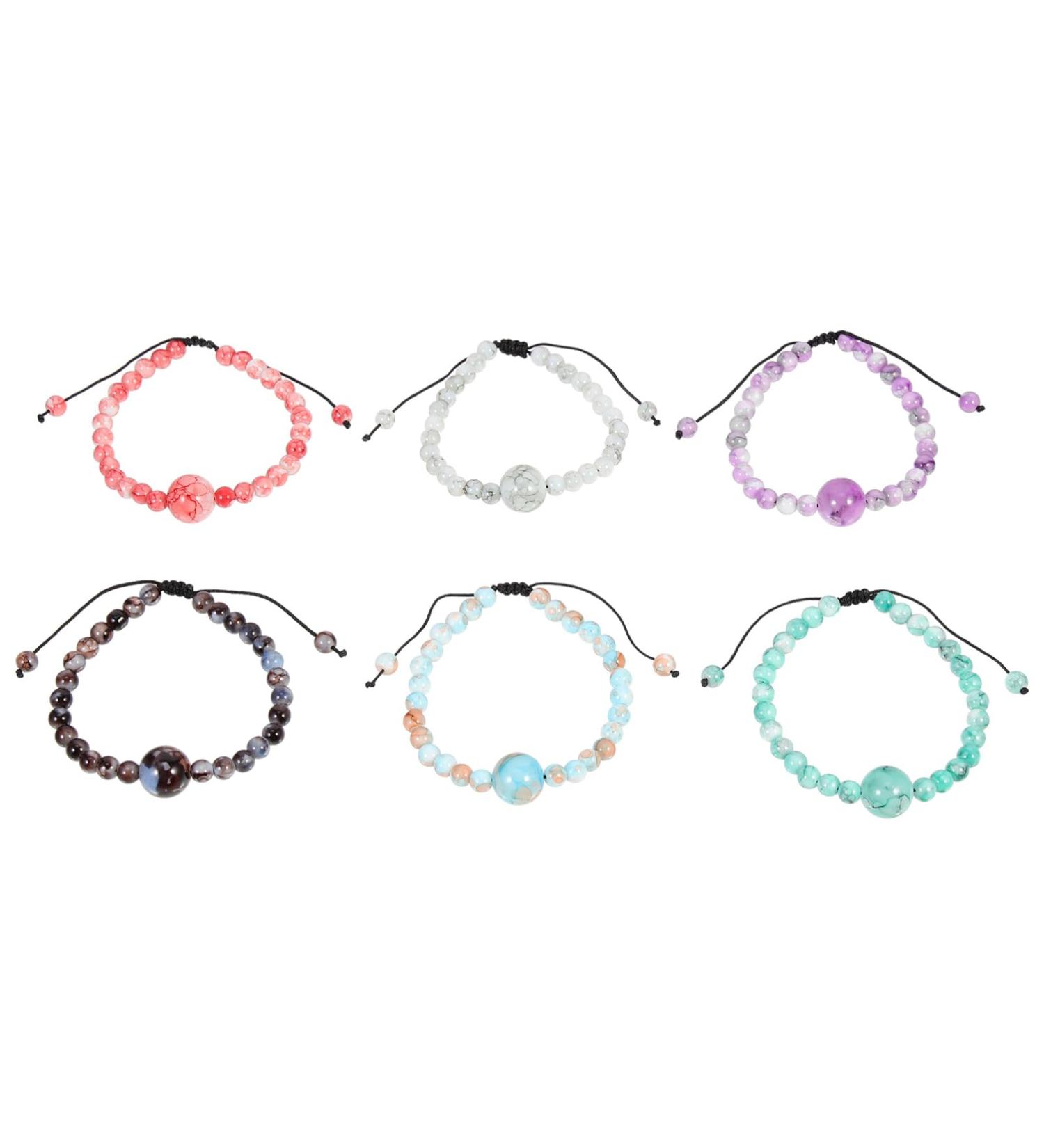 Gemstone bracelet comes with a special design with delicate embellishment and beaded appearance which can beautify the wearers wrist and highlight the appearance to grasp attention in any occasion.