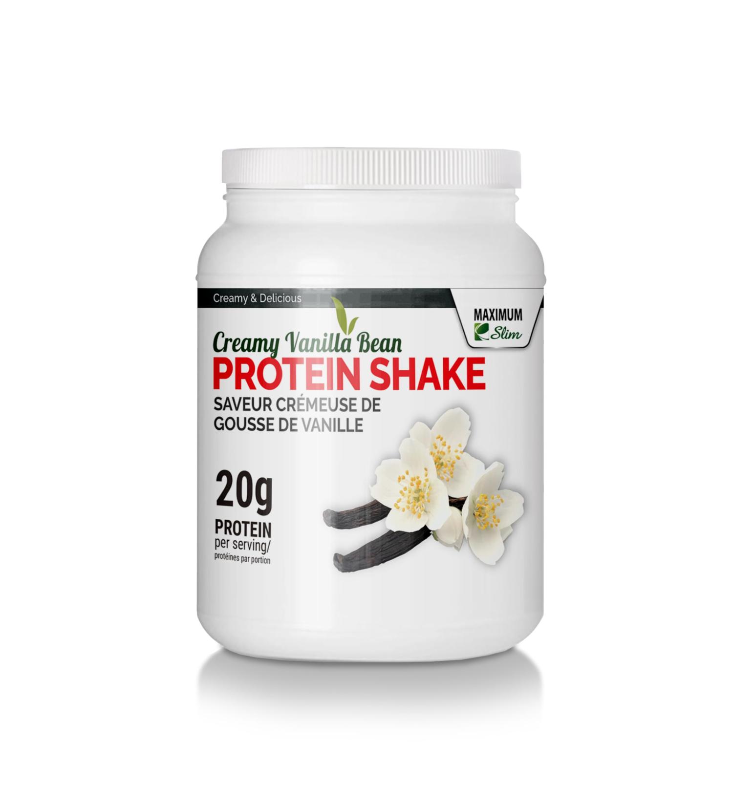Maximum Slim Creamy Vanilla Bean Protein Shake 20g Protein Low Carb Keto-Friendly Perfect Pre & Post -Workout Recovery