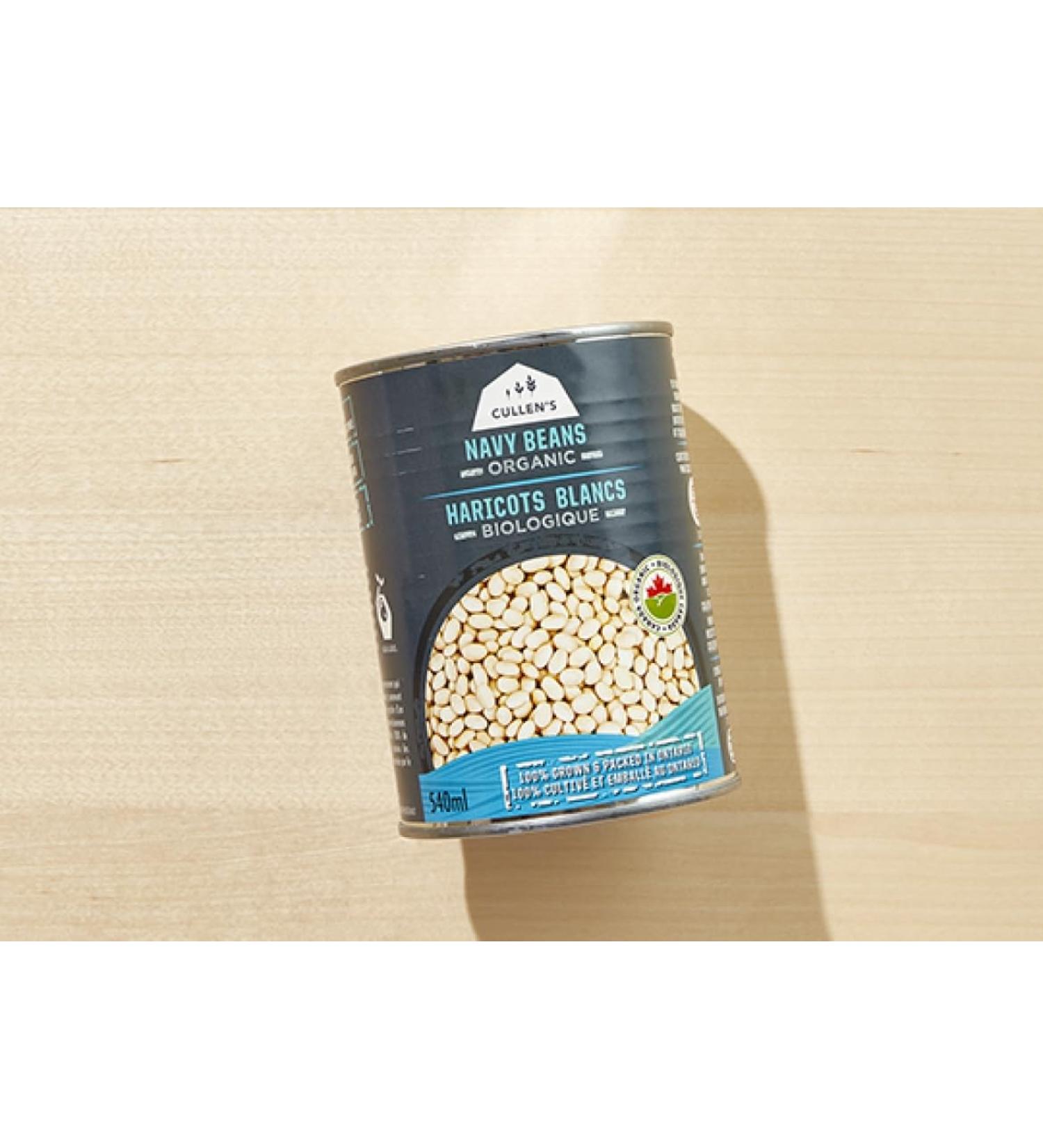 Organic Navy Beans 540ml Can