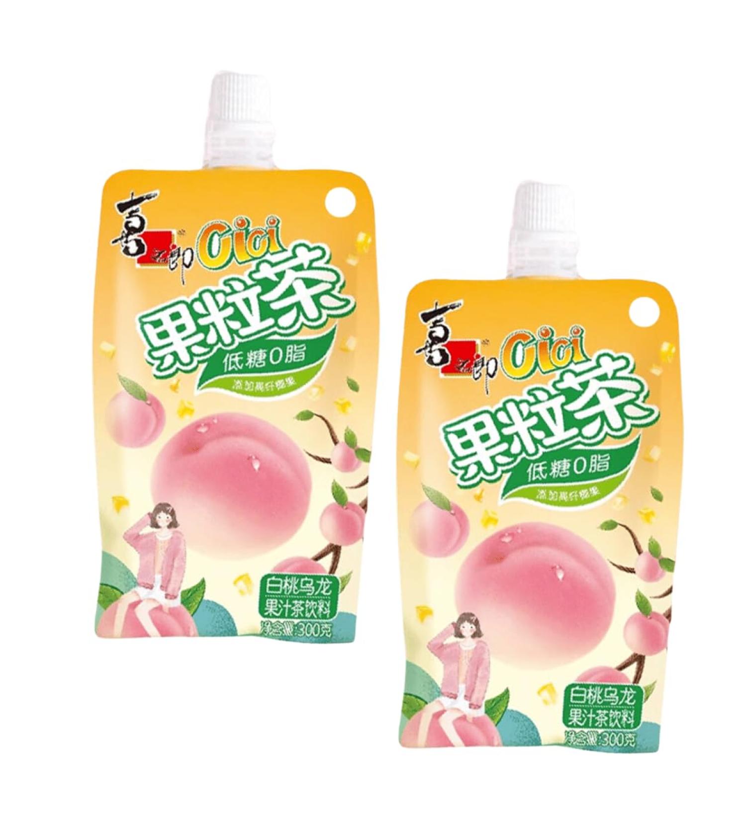 Xizhilang CiCi Fruit Juice Tea 300g - Peach Oolong (Pack of 2) - Buy Online on GoSupps.com