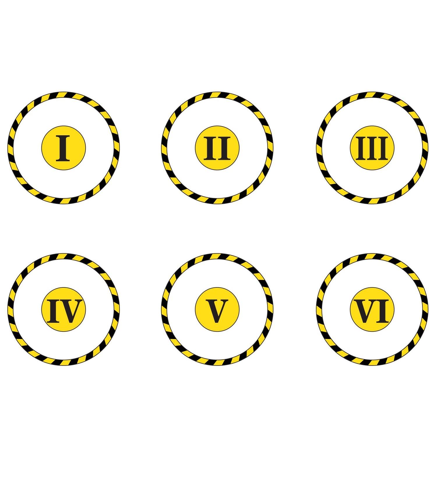 Jucoci Objective Point Markers 6PCS Set for WH40K KT Wargame - Miniature Not Included - Buy Online on GoSupps.com