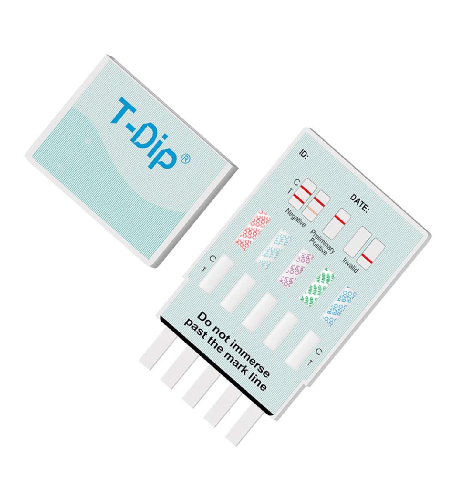 Prime Screen 5 Pack 5 Panel Drug Test Kit for AMP Benzos COC OPI THC - WDOA-754 - Buy Online on GoSupps.com