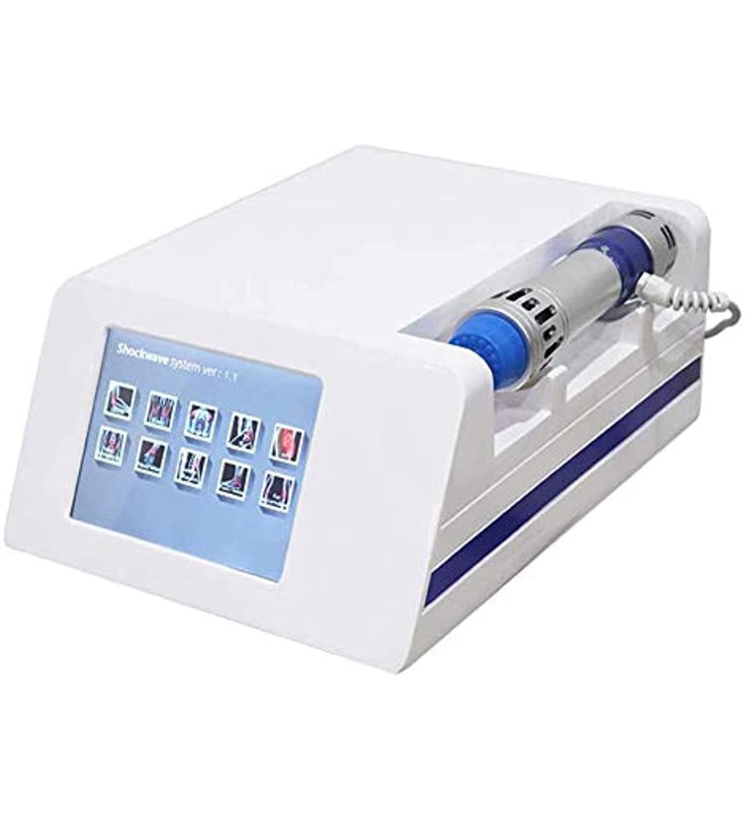 HSRG ED Shock Wave Therapy Device | Multifunctional Physiotherapy Tool for ED Treatment Tendonitis & Plantar Fasciitis - 7 Massage Heads - Buy Online on GoSupps.com