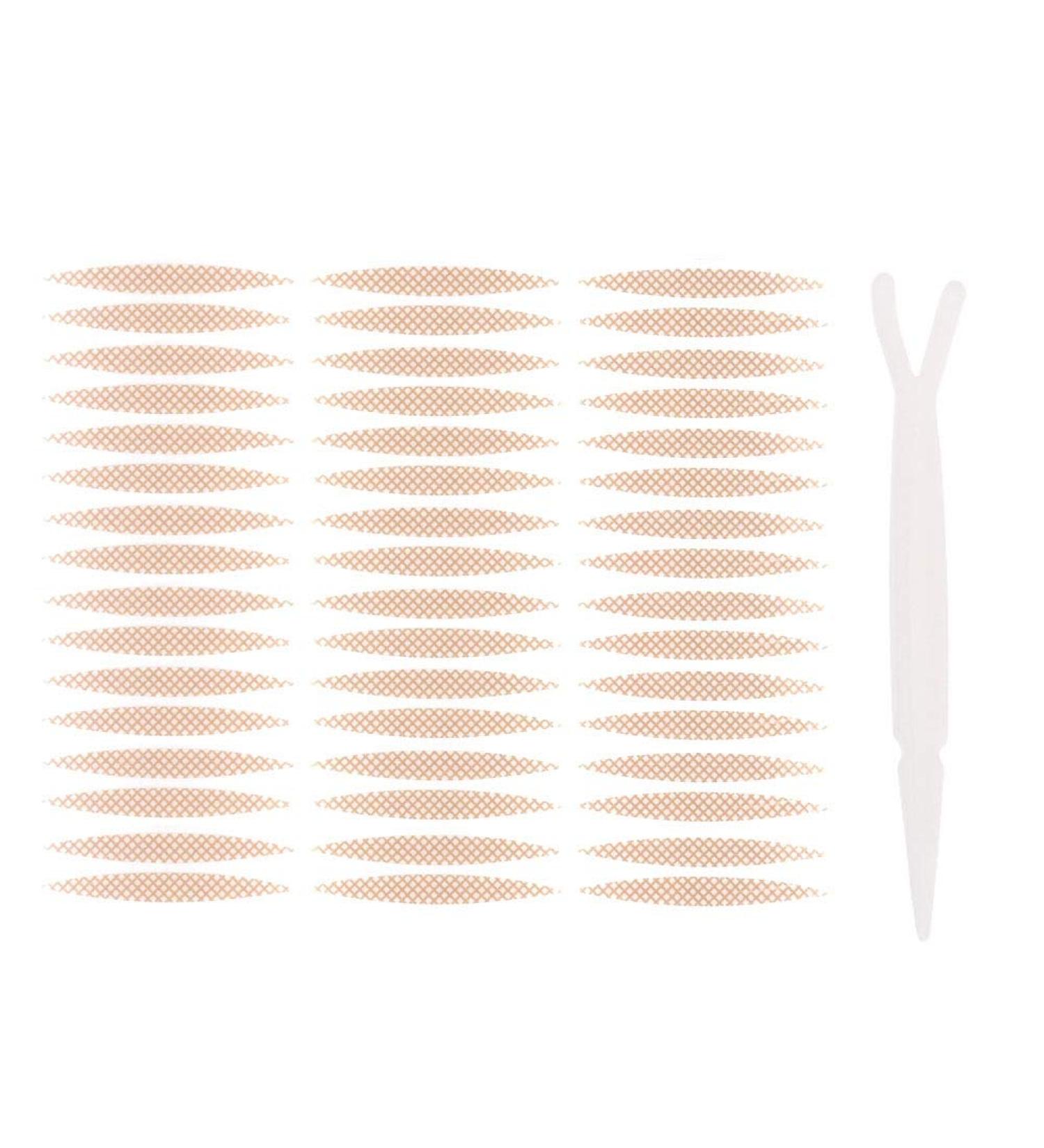 72 Pairs Double Eyelid Tape Adhesive Eyelid Tape Natural Invisibility Anti Allergy Adhesive Double Eyelid Tape for Create Attractive Double Eyelids(1302 Skin Color Models) - Buy Online on GoSupps.com
