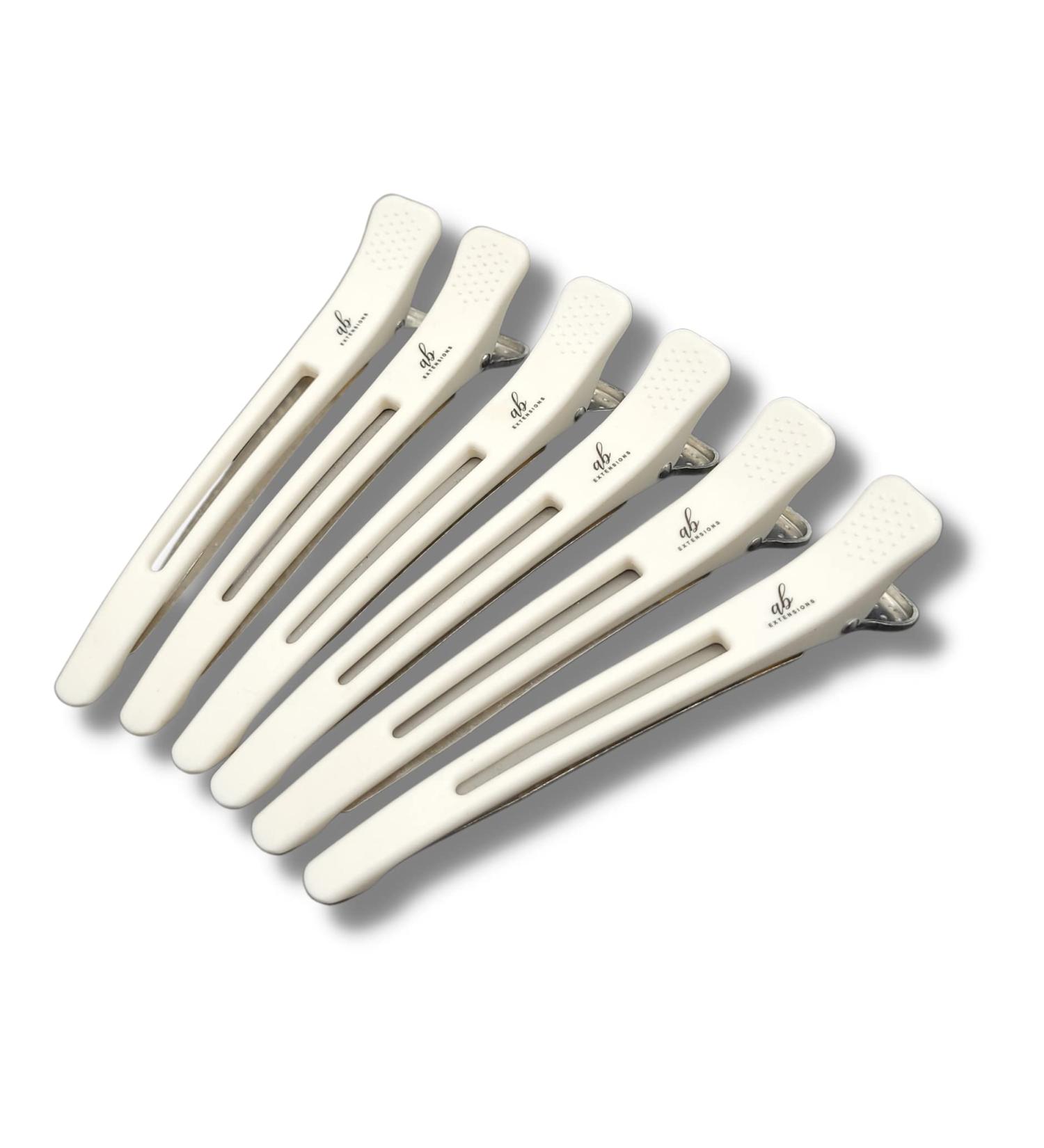 Ab extensions Non-Slip Hair Clips by For Styling Sectioning - Cutting Hairstylist Accessories Professional Quality (Pack Of 6 And 2 Additional Silicones Strips) - Buy Online on GoSupps.com