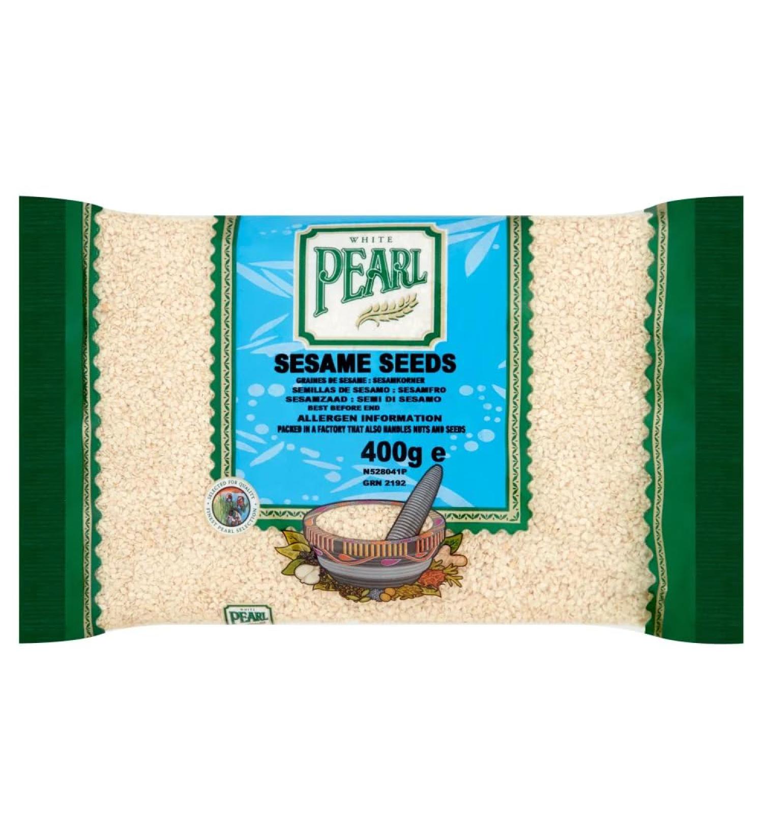 White Pearl Sesame Seeds 400g-Food