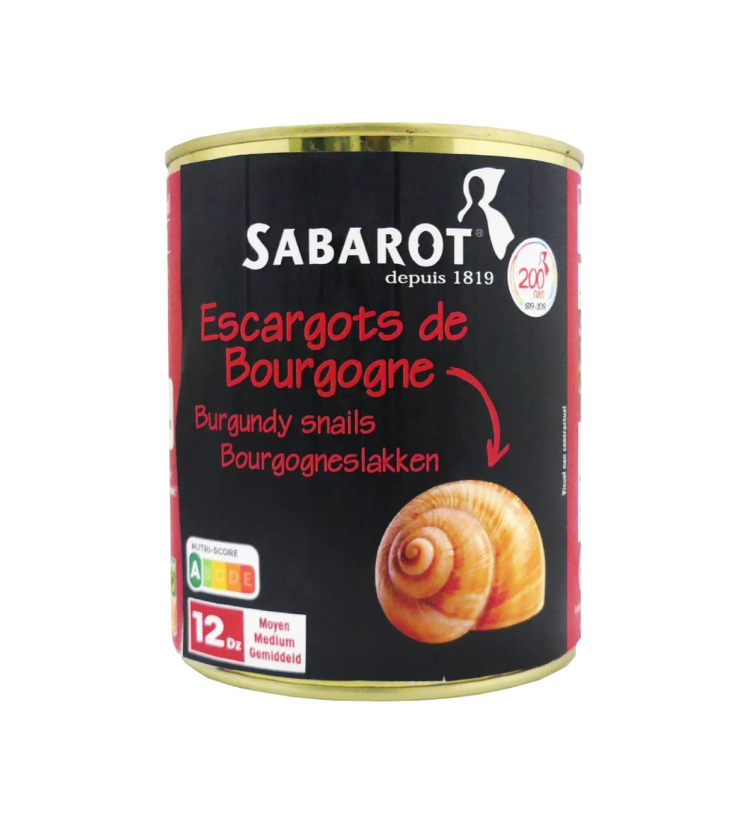 Sabarot - Burgundy snails 12 dozen 465 g - Buy Online on GoSupps.com