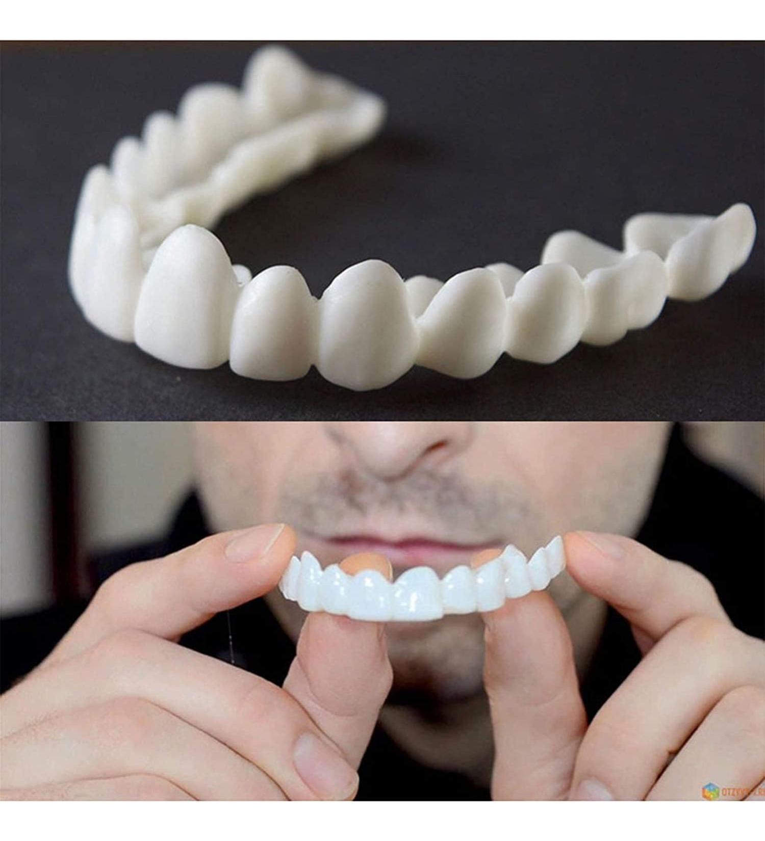Brigtviee Snap-On Smile Veneers - Instant Perfect Teeth for Dating & Work | Comfort Fit Cosmetic Prostheses - Buy Online on GoSupps.com