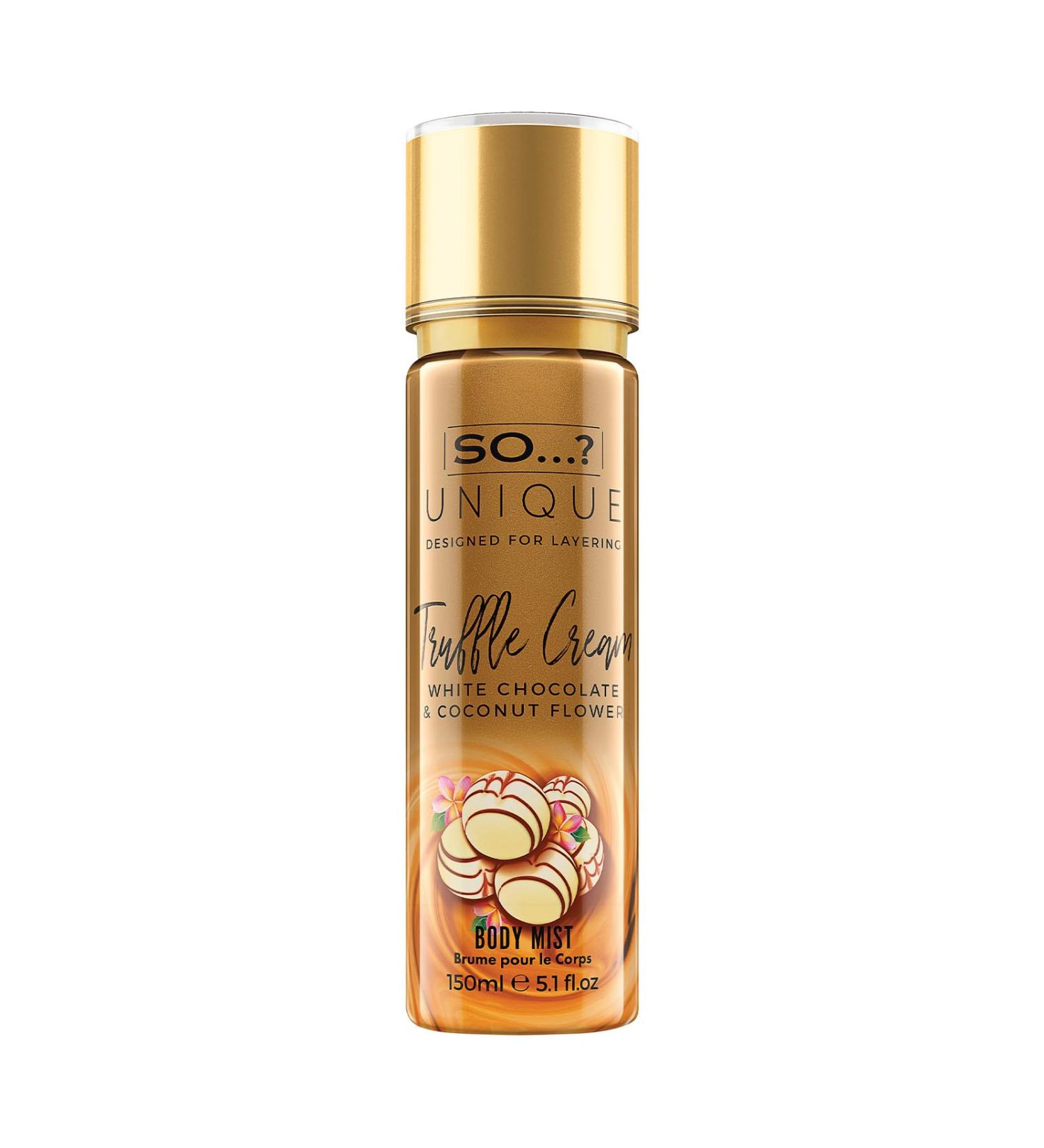 So ... Unique Truffle Cream Body Mist - Vanilla Gourmand Fruity Perfume for Women - Cruelty Free Body Spray for Women - 5.1 oz - Buy Online on GoSupps.com