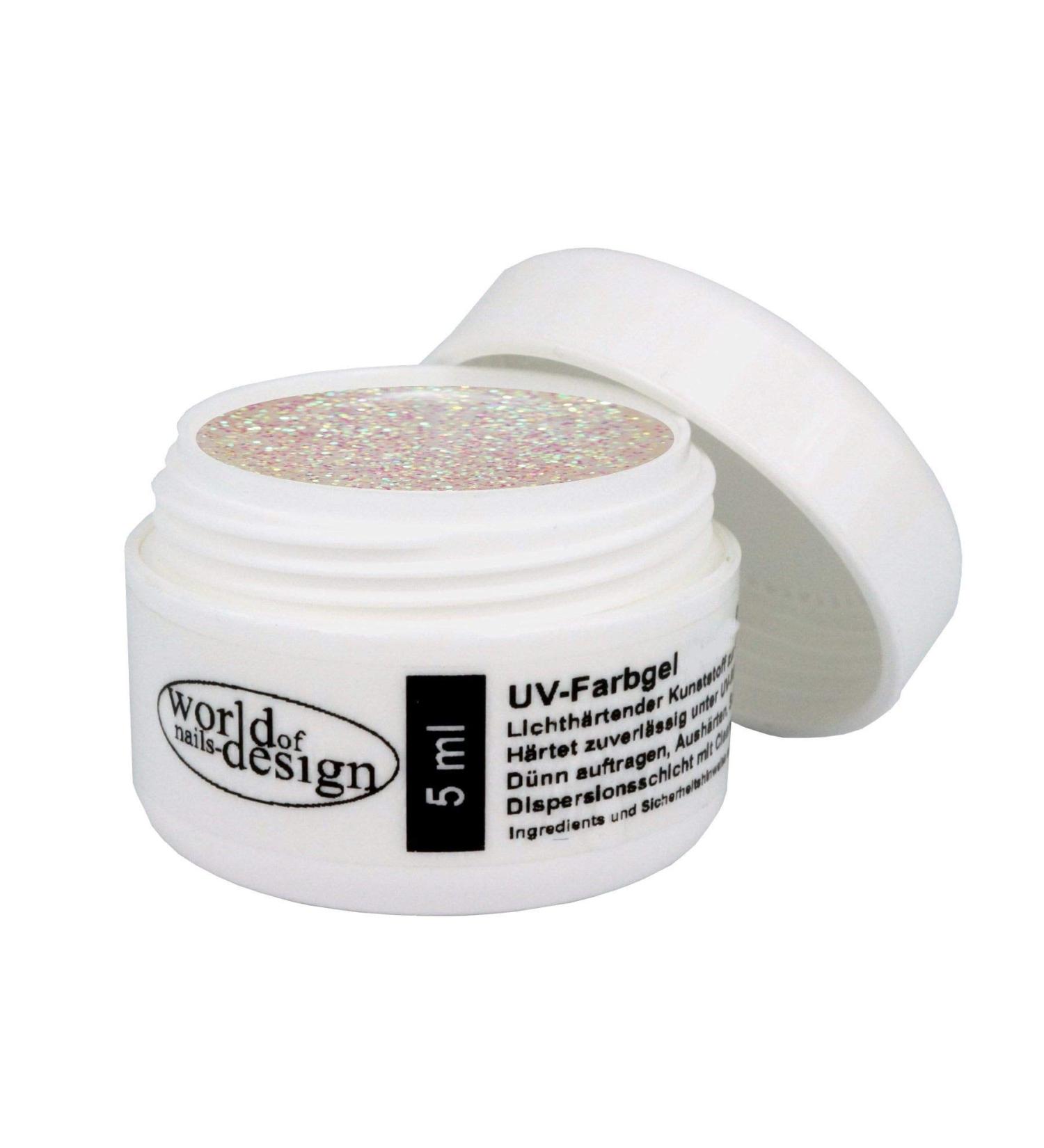 World of Nails-Design Glitter UV Gel 5ml (Changing)
