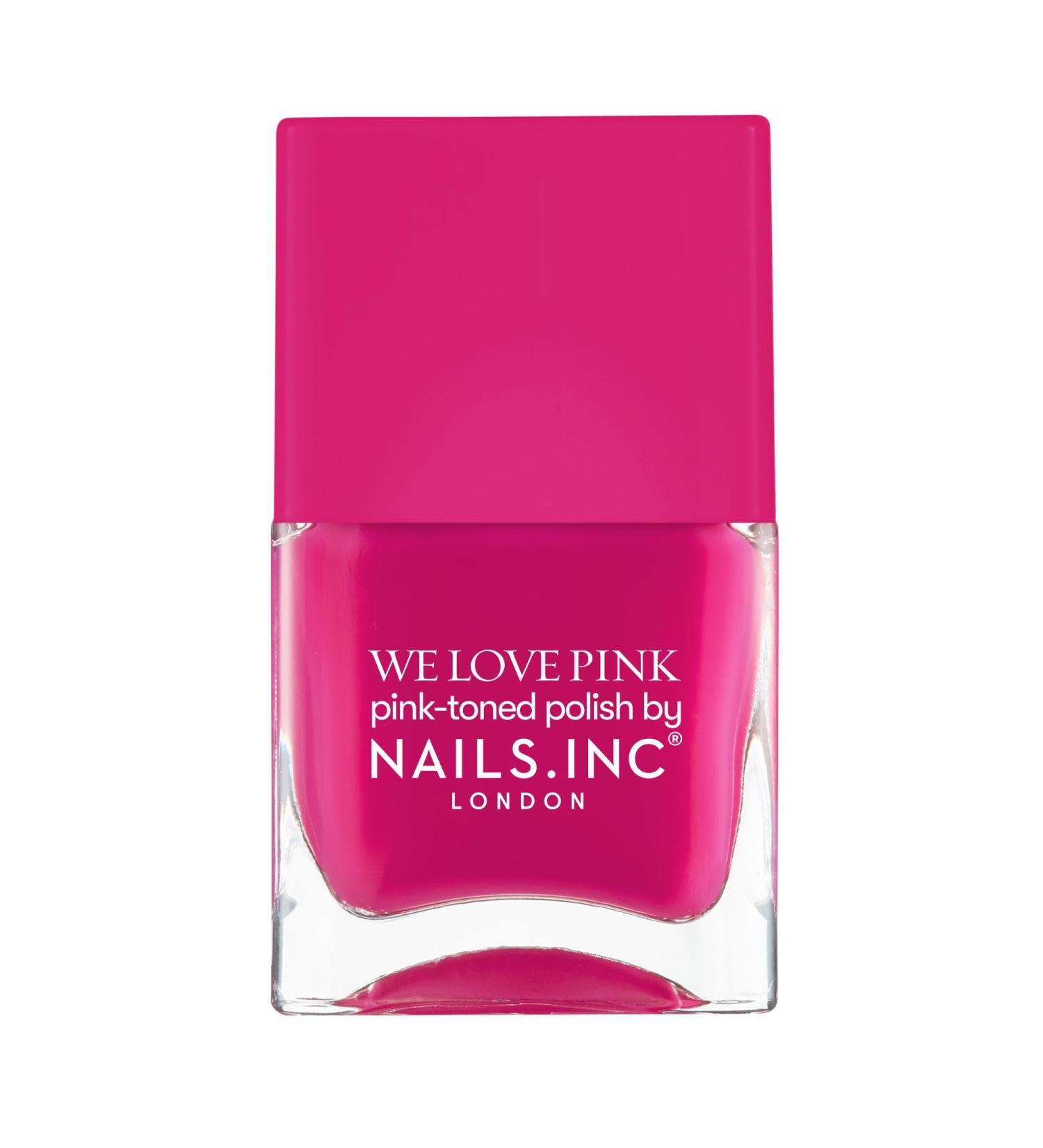Nails.INC Pink Before You Speak Nail Polish Hot Pink - Buy Online on GoSupps.com