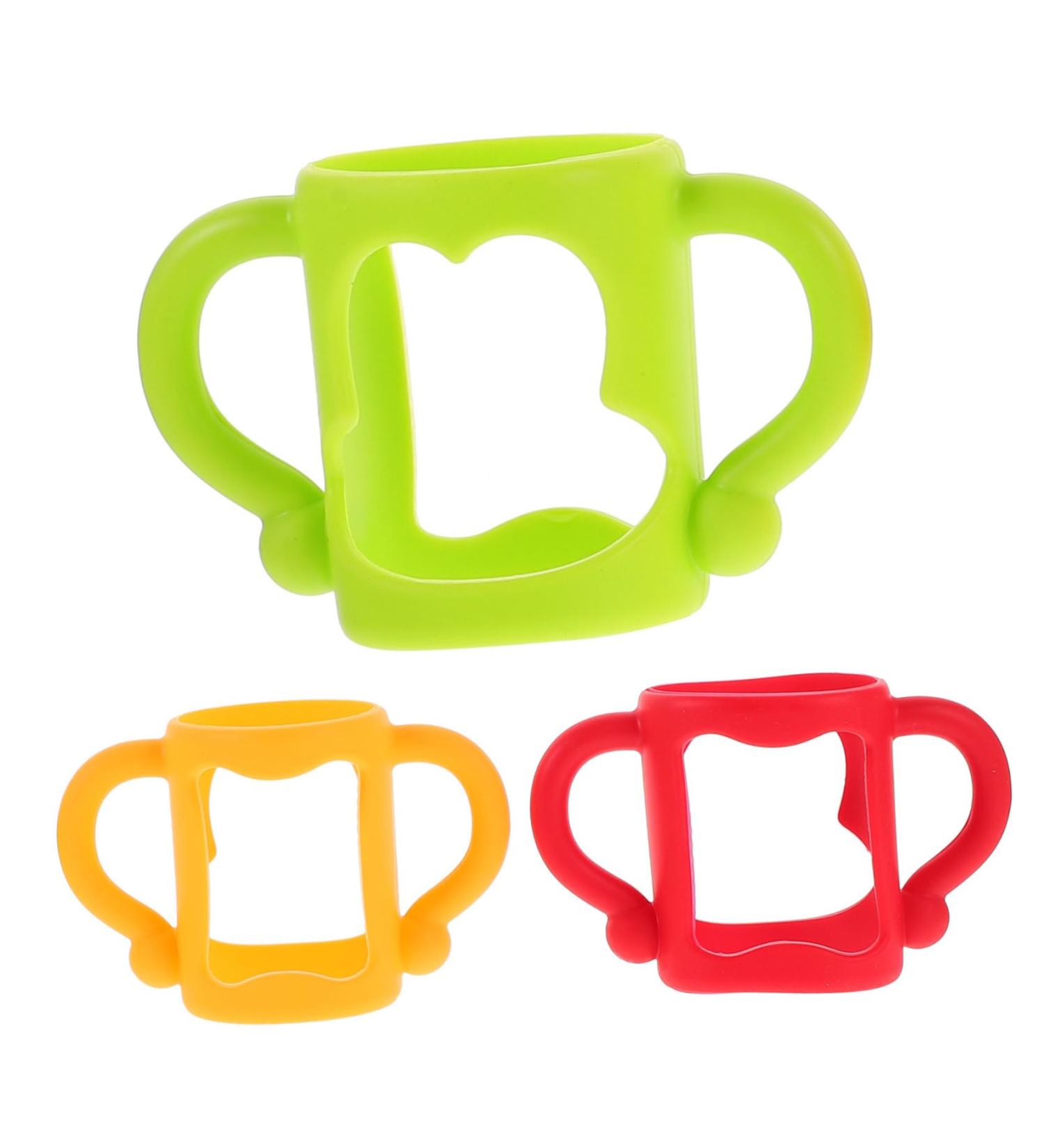 Abaodam 3 Pcs Bottle Handle Feeding Bottles Handle Bottle Holder Soft Feeding Bottles Handles Feeding Bottles Holder Milk Bottle Holder Grip Soft - Buy Online on GoSupps.com