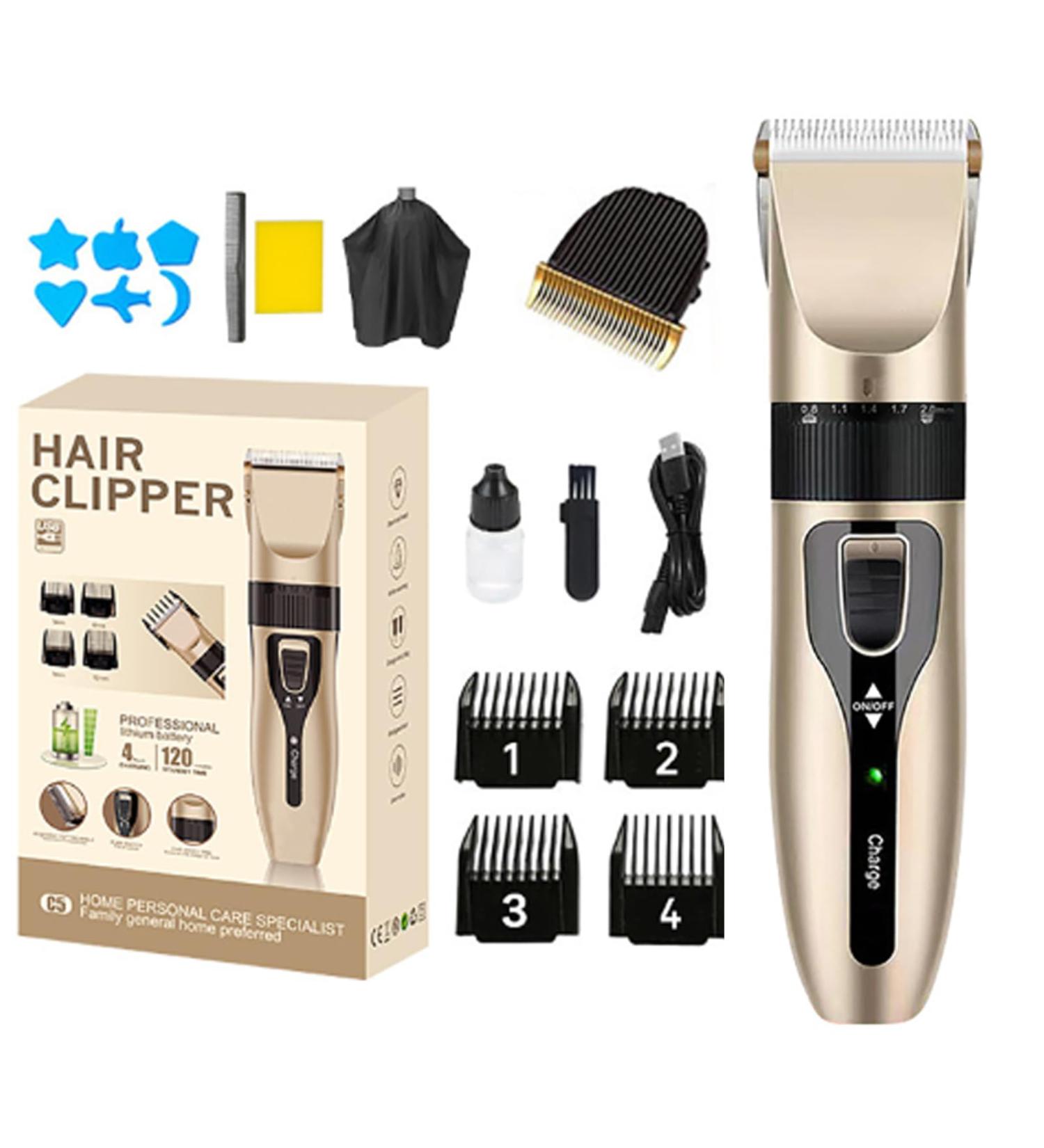 Hair Clippers Men Rechargeable Cordless Clippers with 4 Limit Combs Hair Clippers Haircutting Kit Home Hair Cutting Professional Hair Trimmer Gifts for Men - Buy Online on GoSupps.com