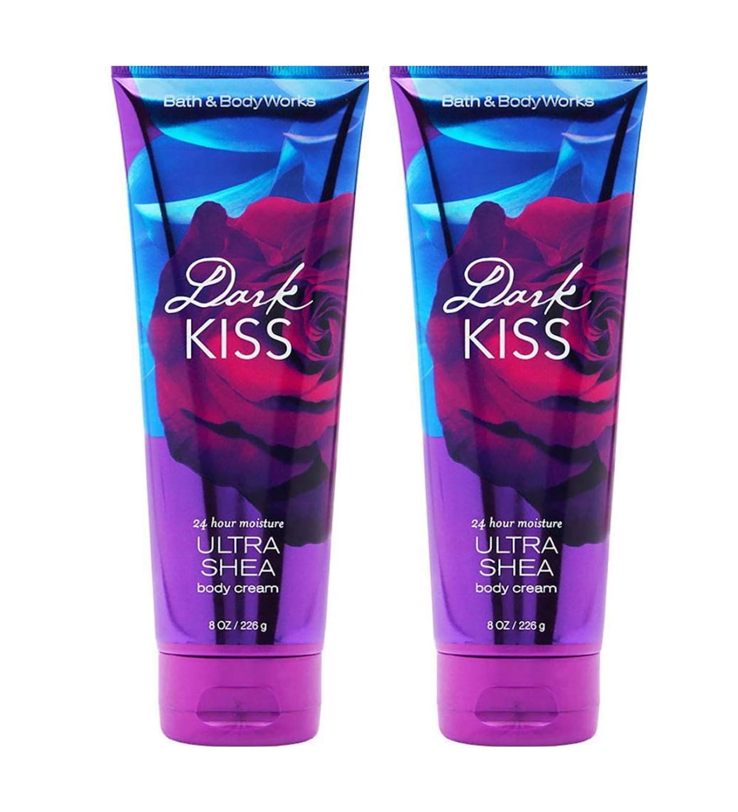 Bath & Body Works Ultimate Hydration Body Cream For Women 8 Fl Oz 2- Pack (8 Ounce (Pack of 2) Dark Kiss)