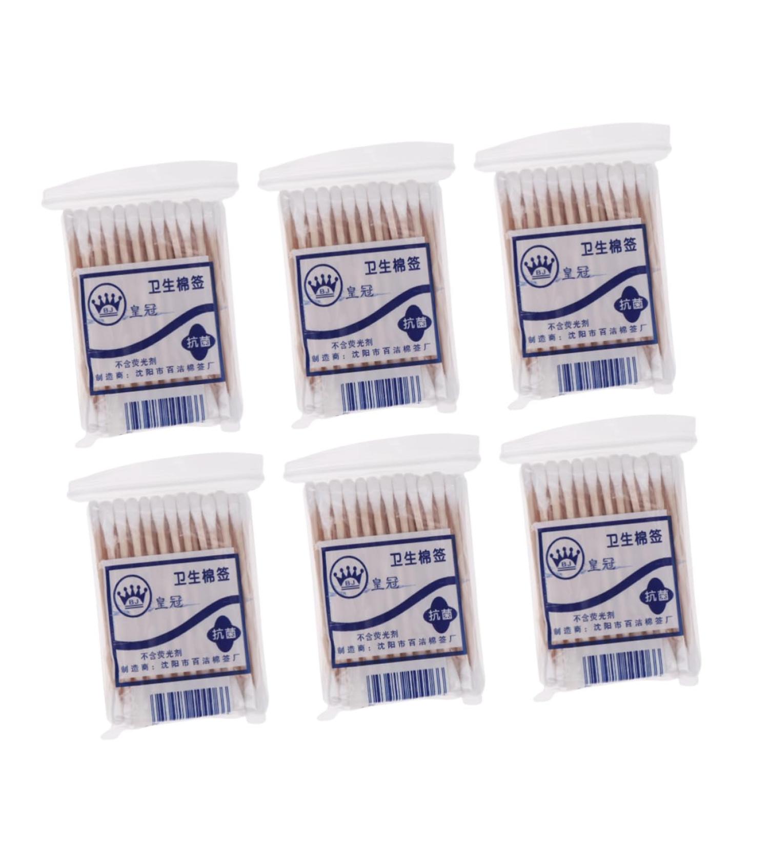 1000pcs Double Tipped Cotton Swabs - Reusable Makeup Applicator & Ear Cleaning Cotton Tips - Ideal for Microblading & Beauty Care - Buy Online on GoSupps.com