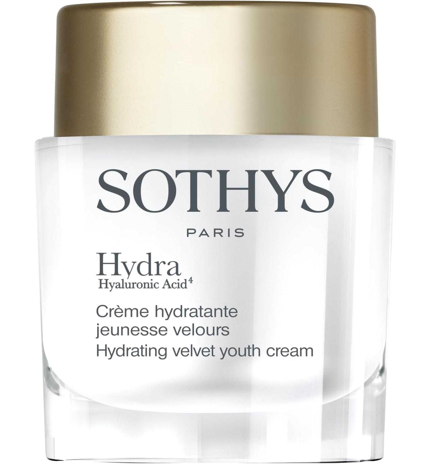 SOTHYS Hydrating Velvet Youth Cream | Hyaluronic Acid Face Moisturizer for Normal to Dry Skin | Youthful & Plump Skin - Buy Online on GoSupps.com