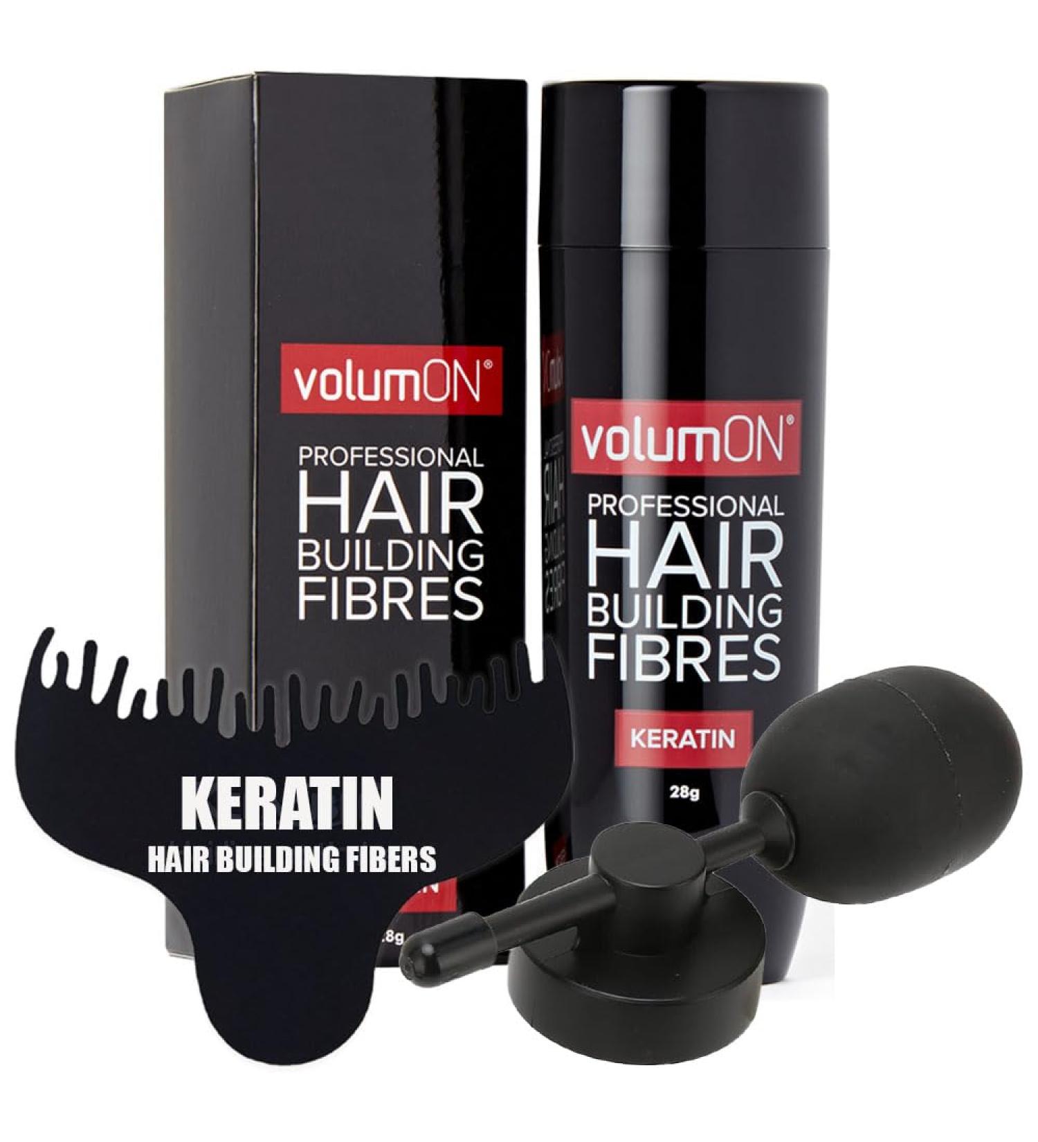 Fibres capillaires la k ratine pour cheveux clairsem s dissimule instantan ment les zones effil es pour des cheveux plus pais Pour homme et femme 28 g plus optimiseur de ligne de - Buy Online on GoSupps.com