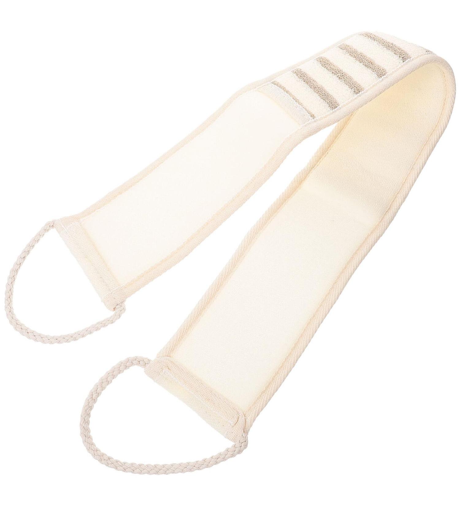 Baluue Exfoliating Wash Cloth Exfoliating Washcloth Towel with Handles Back Cleaner Wash Strap Back Scrubber Washer for Shower Bath - Buy Online on GoSupps.com