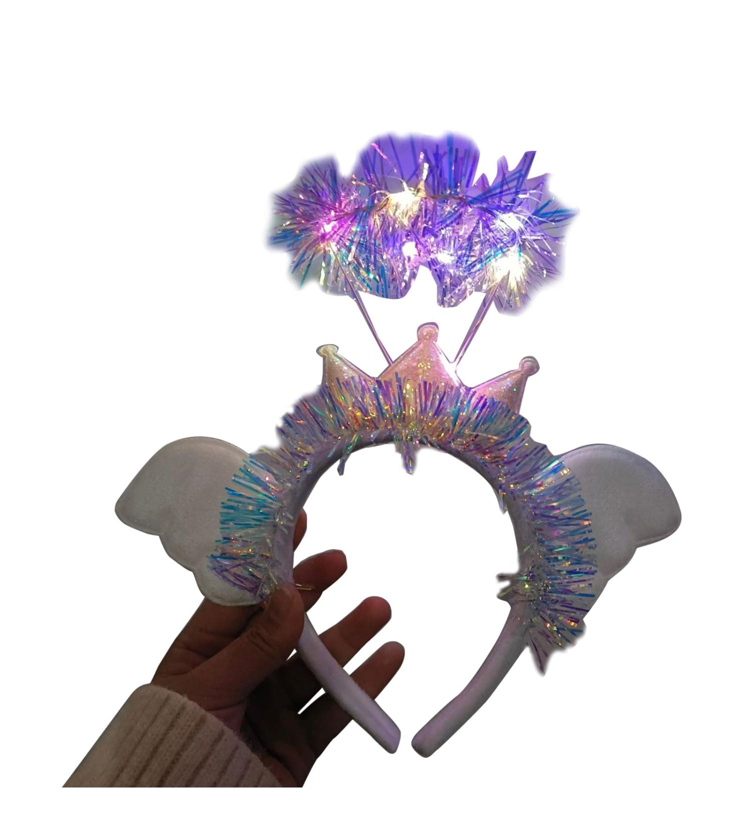 amangul LED Light Up Angel Headband for Women and Teens Perfect for Parties and Halloween Headpiece Hair bands Accessory(C5) - Buy Online on GoSupps.com