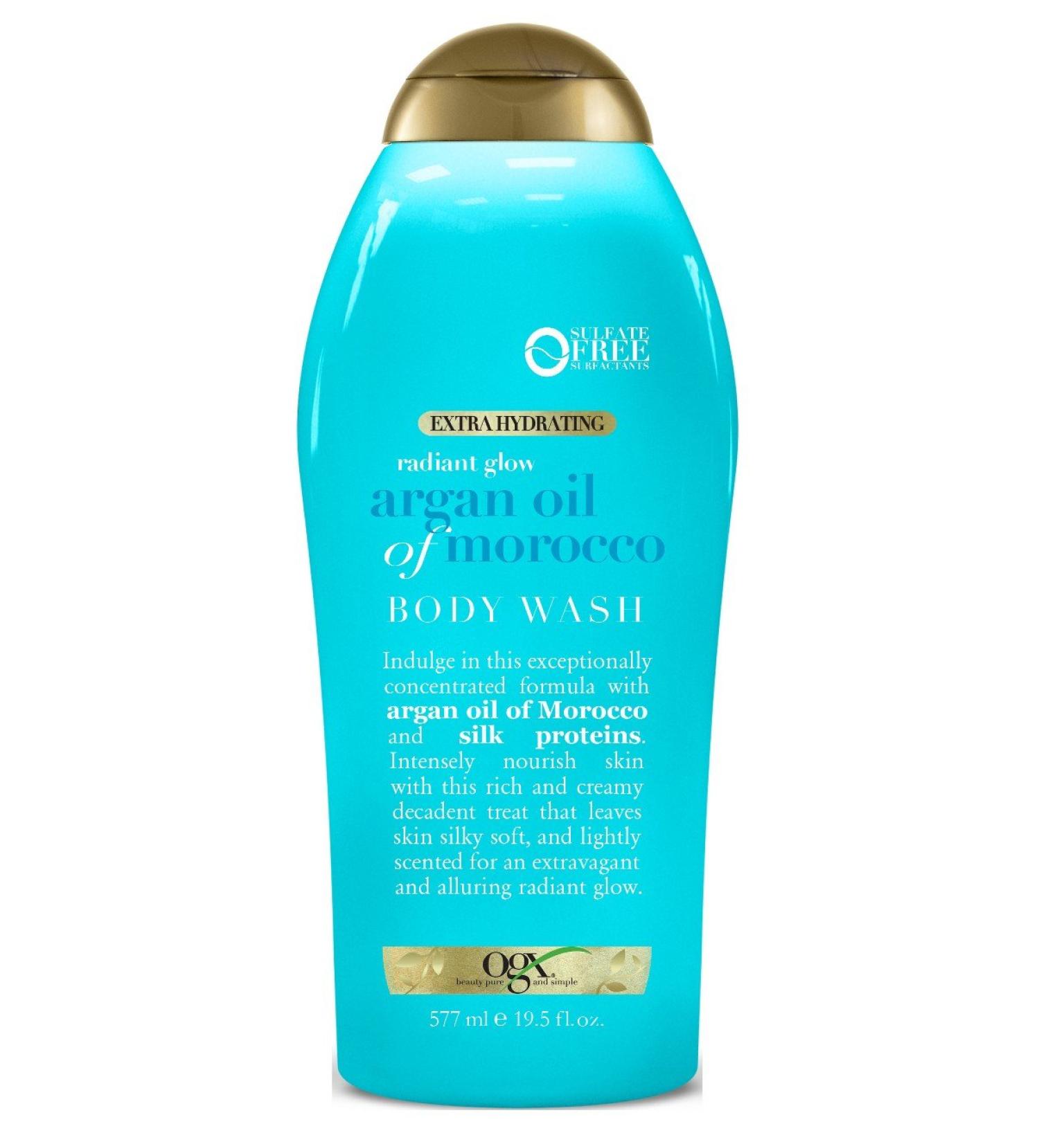 Ogx Body Wash Argan Oil Of Morocco 19.5 Ounce (577ml) (2 Pack)