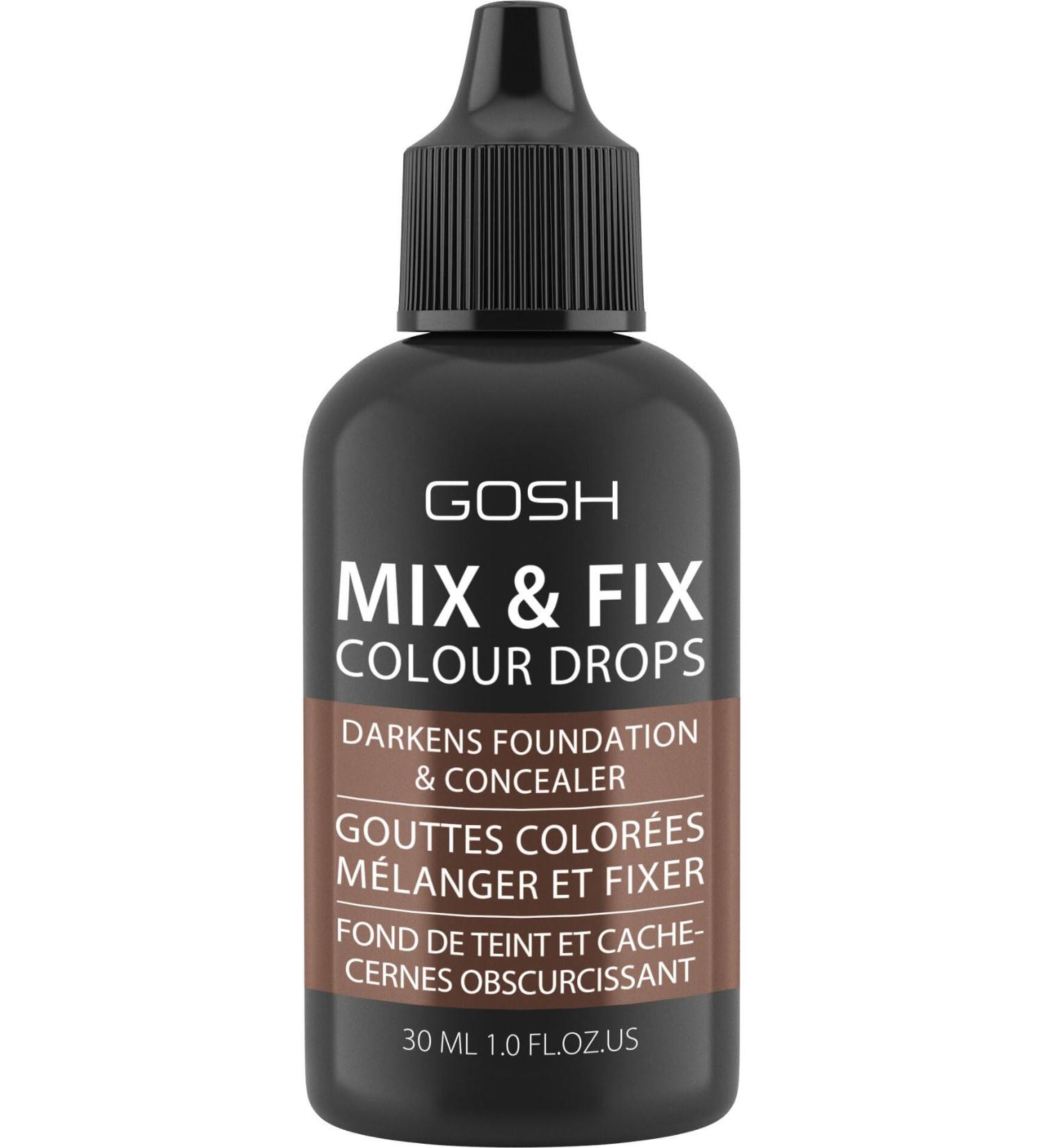 Gosh Copenhagen Mix & Fix Color Drops 004 Dark 30 ml