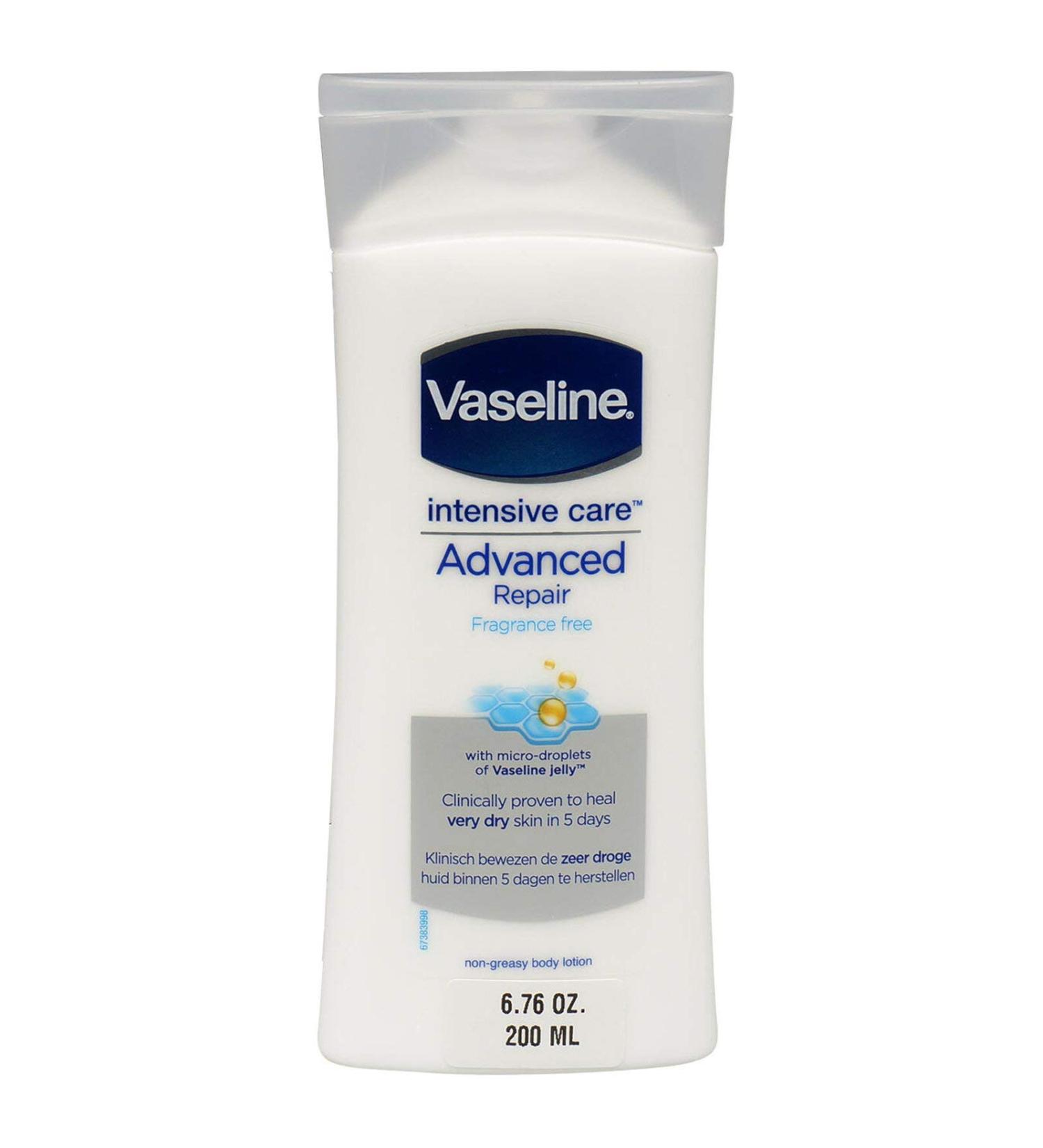 Vaseline Intensive Rescue Moisture Locking Body Lotion Unfragranced 200ml Pack of 3 200 ml (Pack of 3)