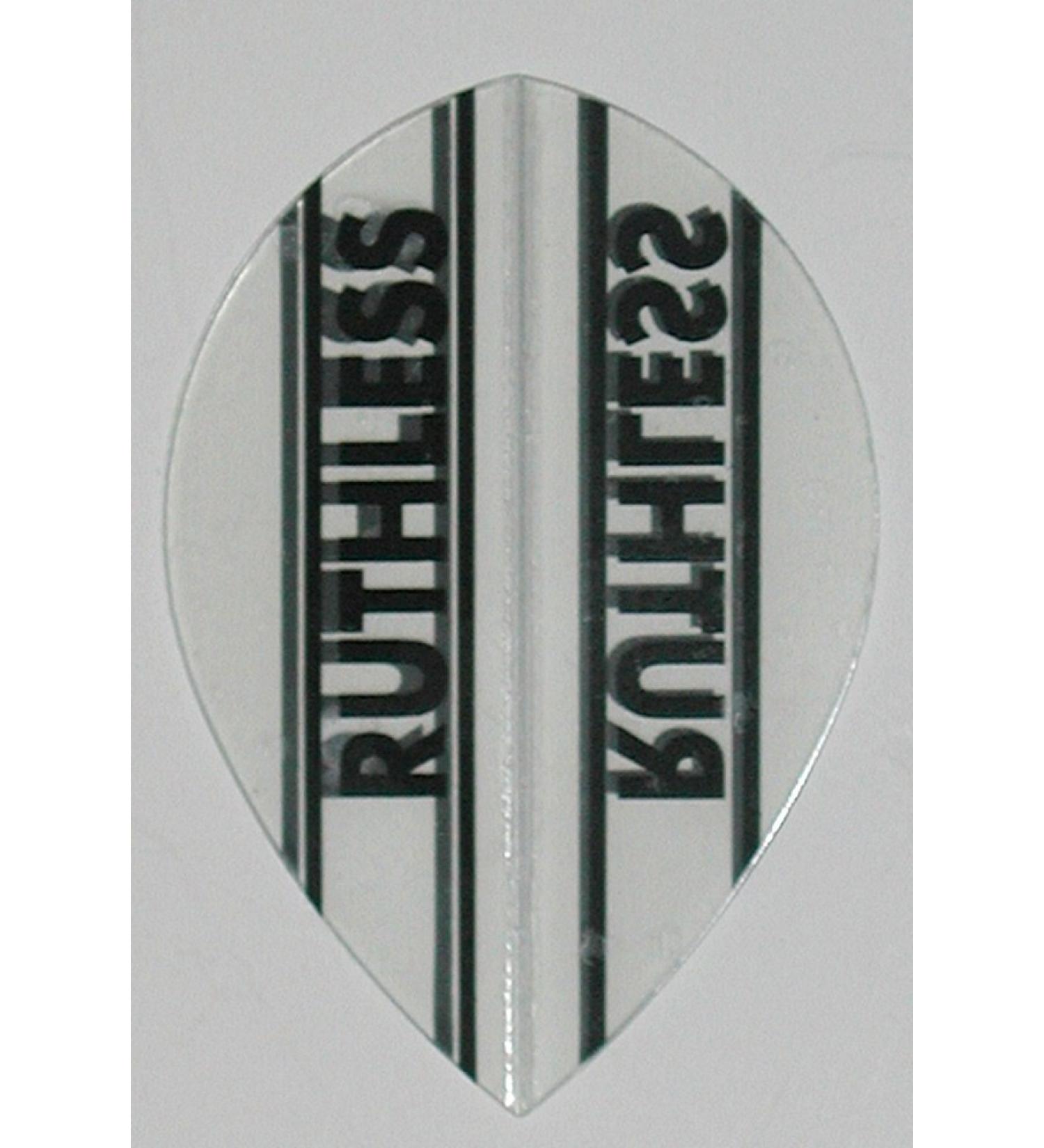 US Darts - 3 Sets (9 Flights) Xtra Strong Ruthless Clear Pear Shape Dart Flights