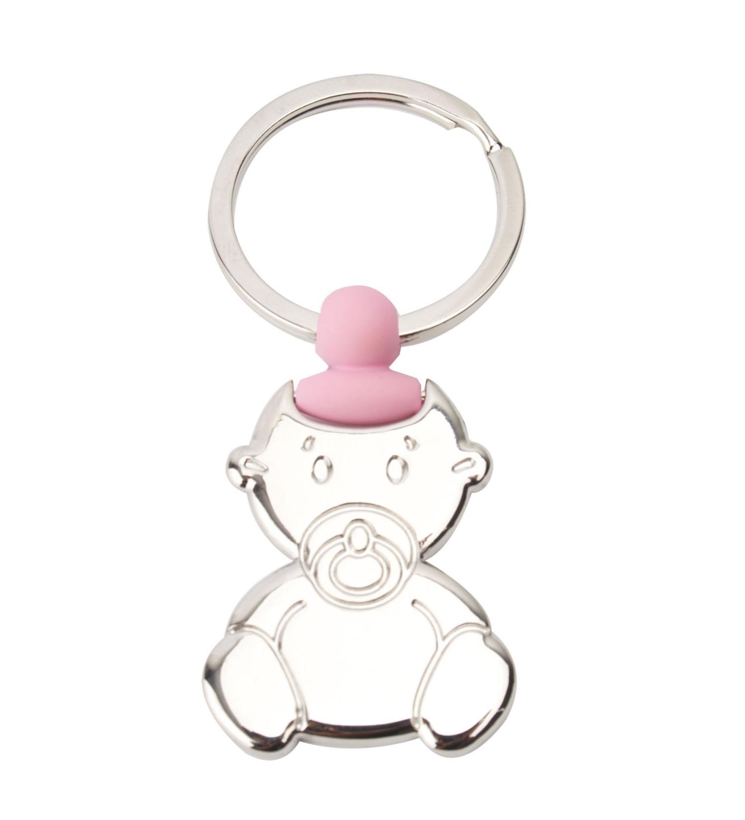 DISOK - Keyring Baby Pacifier Pink