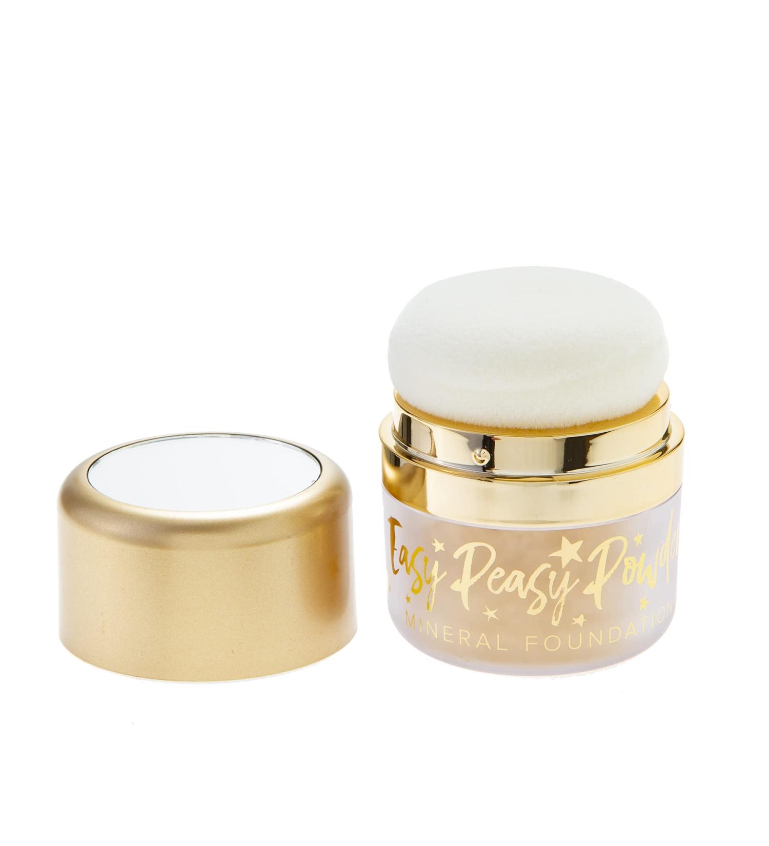 Belle Beauty by Kim Gravel Easy Peasy Loose Mineral Powder Full Coverage Foundation (Fair) - Buy Online on GoSupps.com