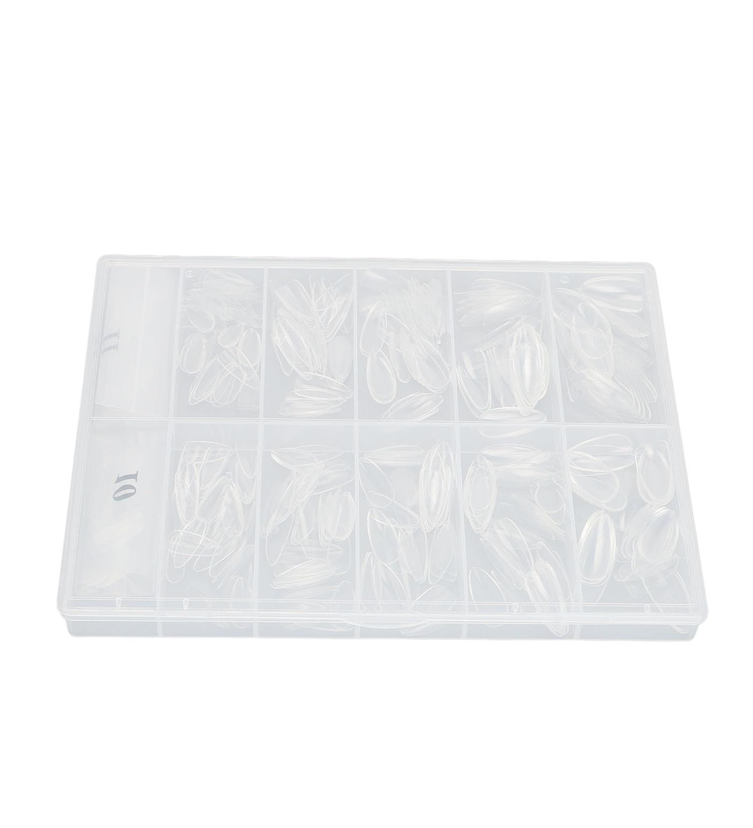 Artificial False Nail Tips Various Sizes Breathable Easy Coloring False Nail Tips Set for DIY Nail Art (06#) - Buy Online on GoSupps.com