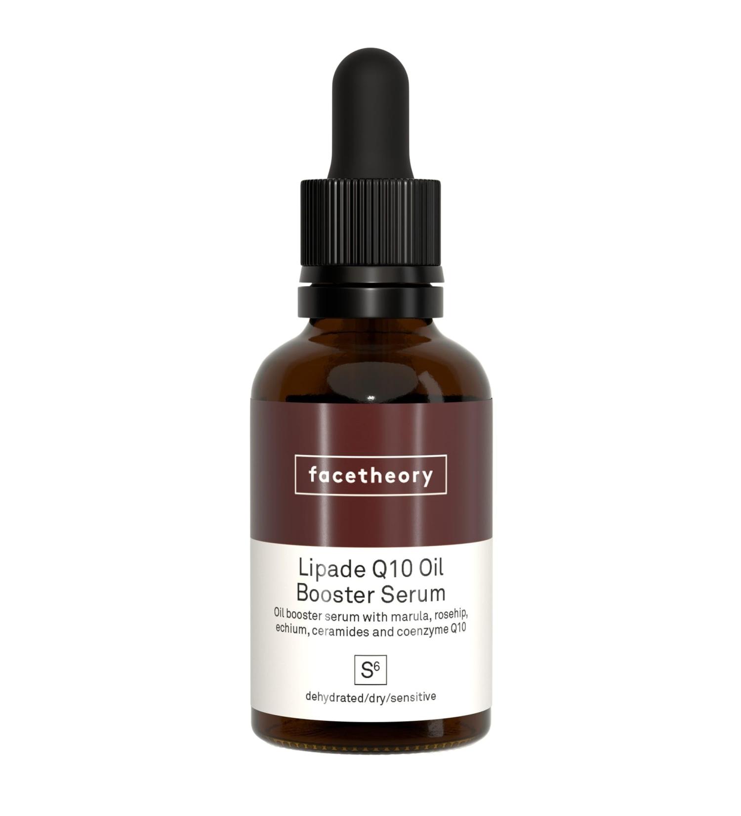 facetheory Lipade Q10 Oil Booster Serum S6 - Ceramide Barrier Serum Oil-booster Serum With Marula Added COQ10 and Ceramides Vegan and Cruelty-Free Made in the UK | 30 ml - Buy Online on GoSupps.com