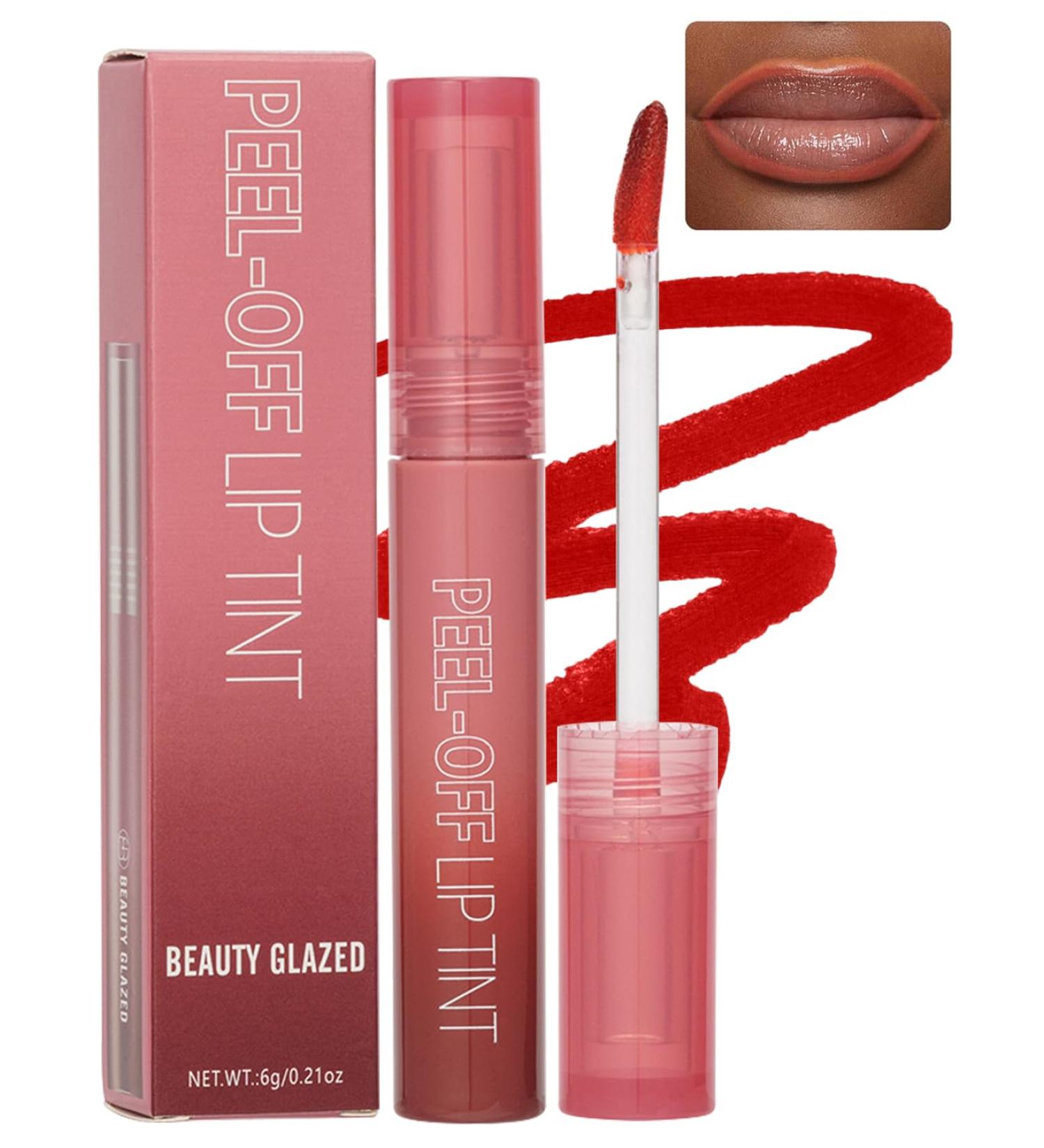  Beauty Glazed Beauty Glazed 6-Piece Peel-Off Lipstick Set - Lip Pencil - Long-Lasting Lip Stain - Natural Makeup - Buy Online on GoSupps.com